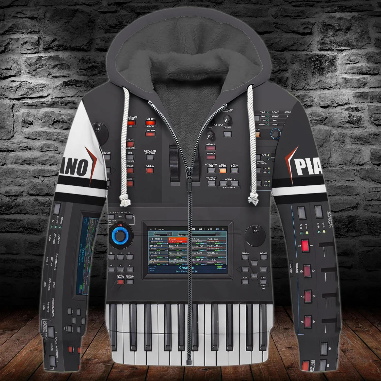 3D Full Print - Piano - 1201