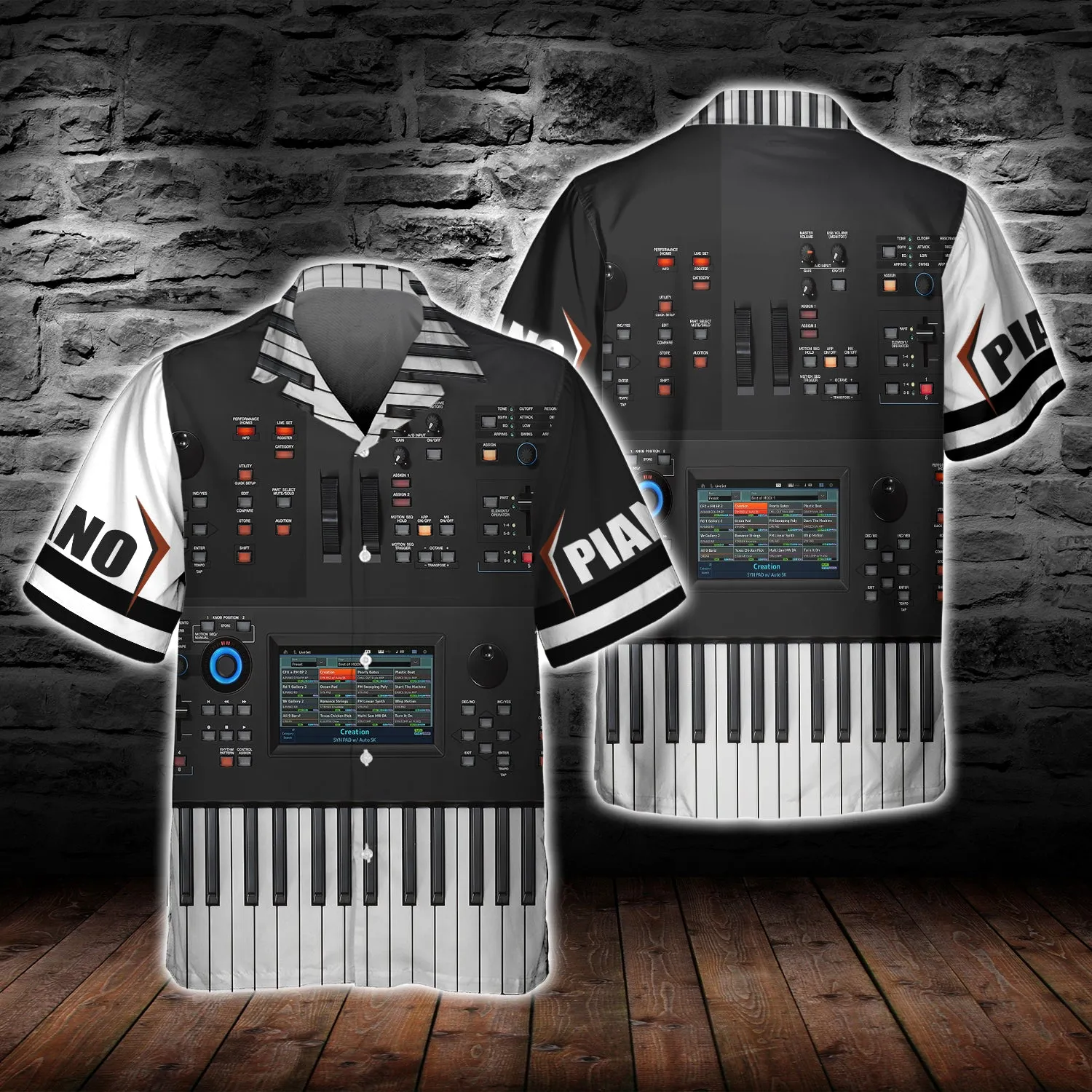 3D Full Print - Piano - 1201