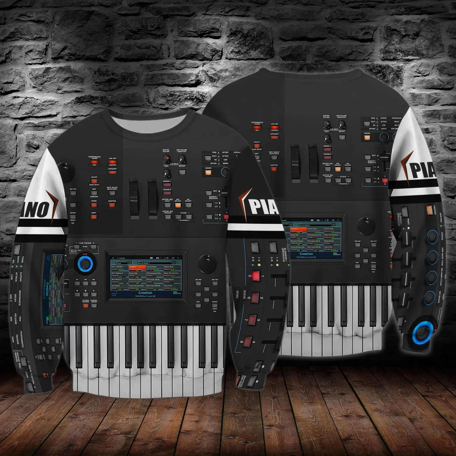 3D Full Print - Piano - 1201