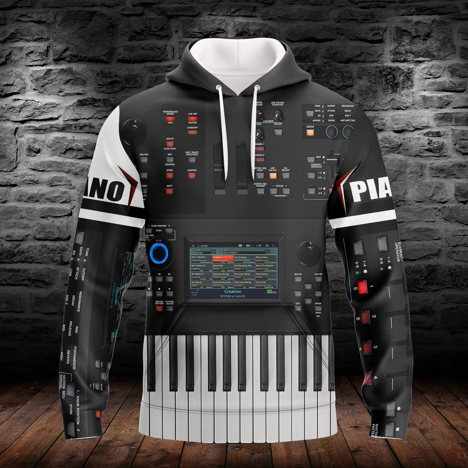 3D Full Print - Piano - 1201