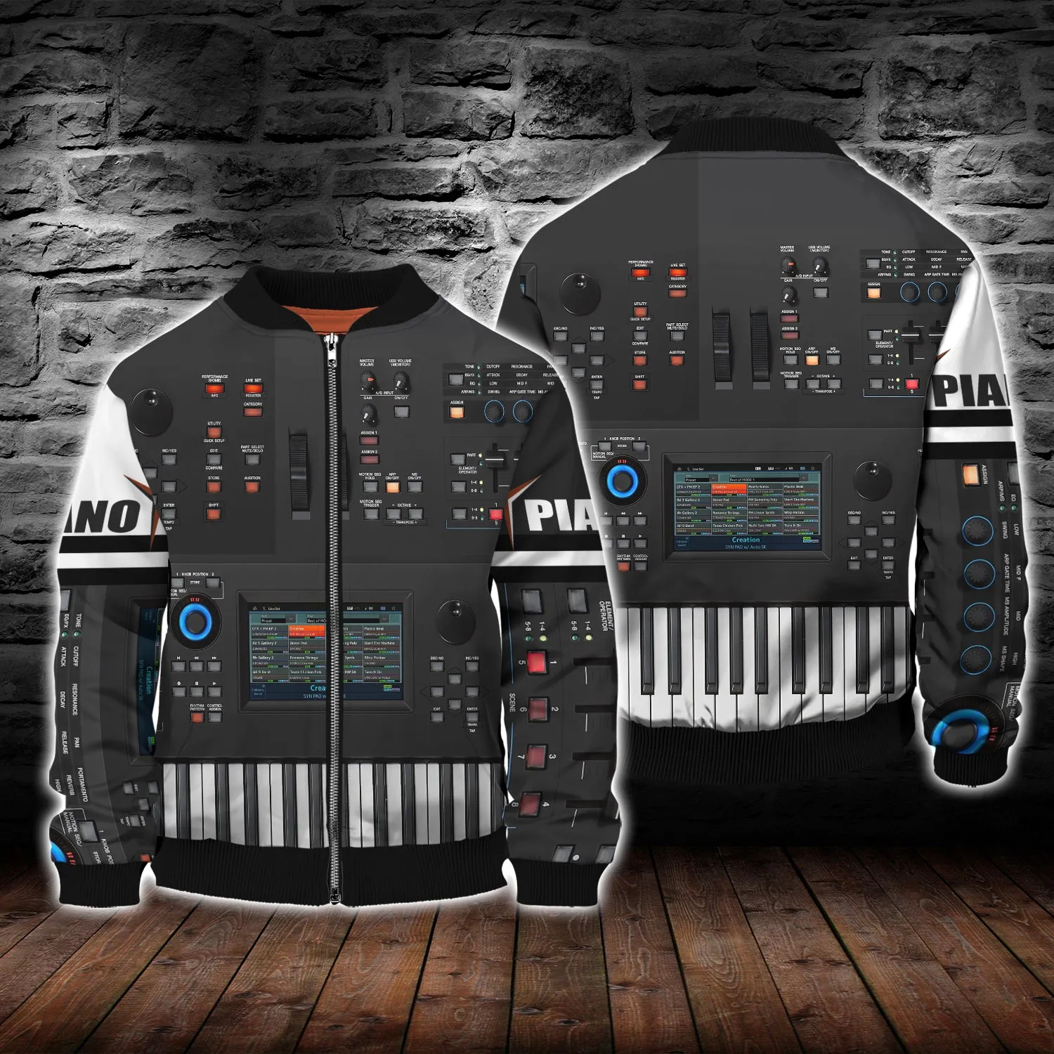 3D Full Print - Piano - 1201