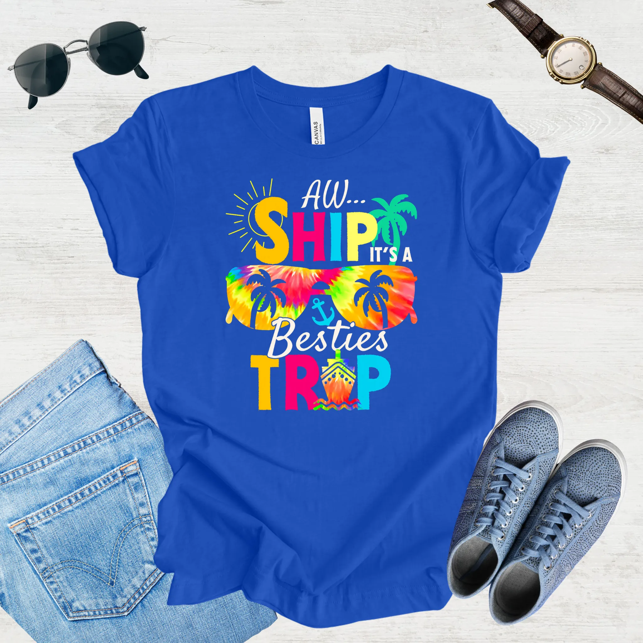 Adventure Awaits – Besties Trip Tee