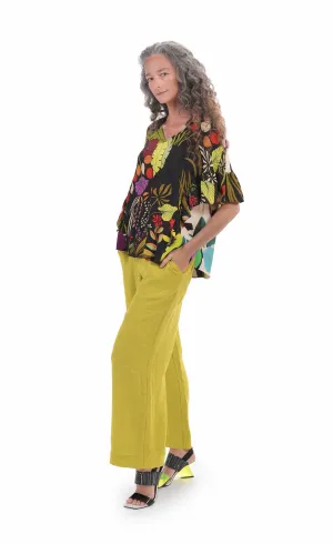Alembika Floral V-Neck Tee