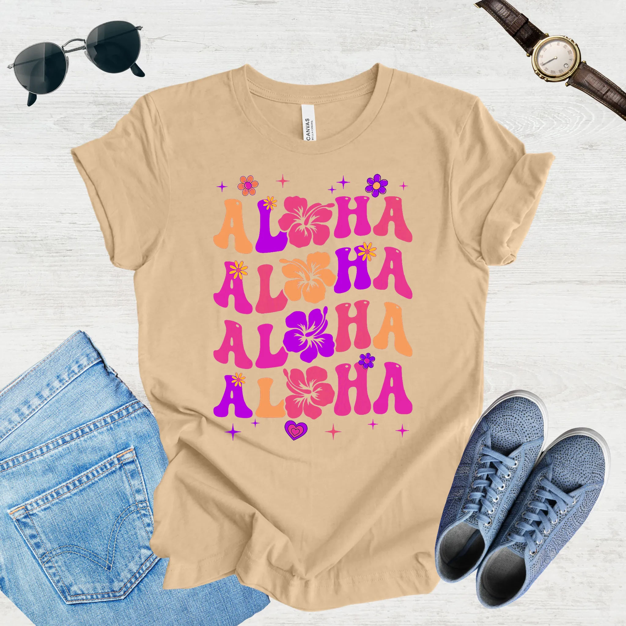 Aloha Adventure – Girls Trip Tee
