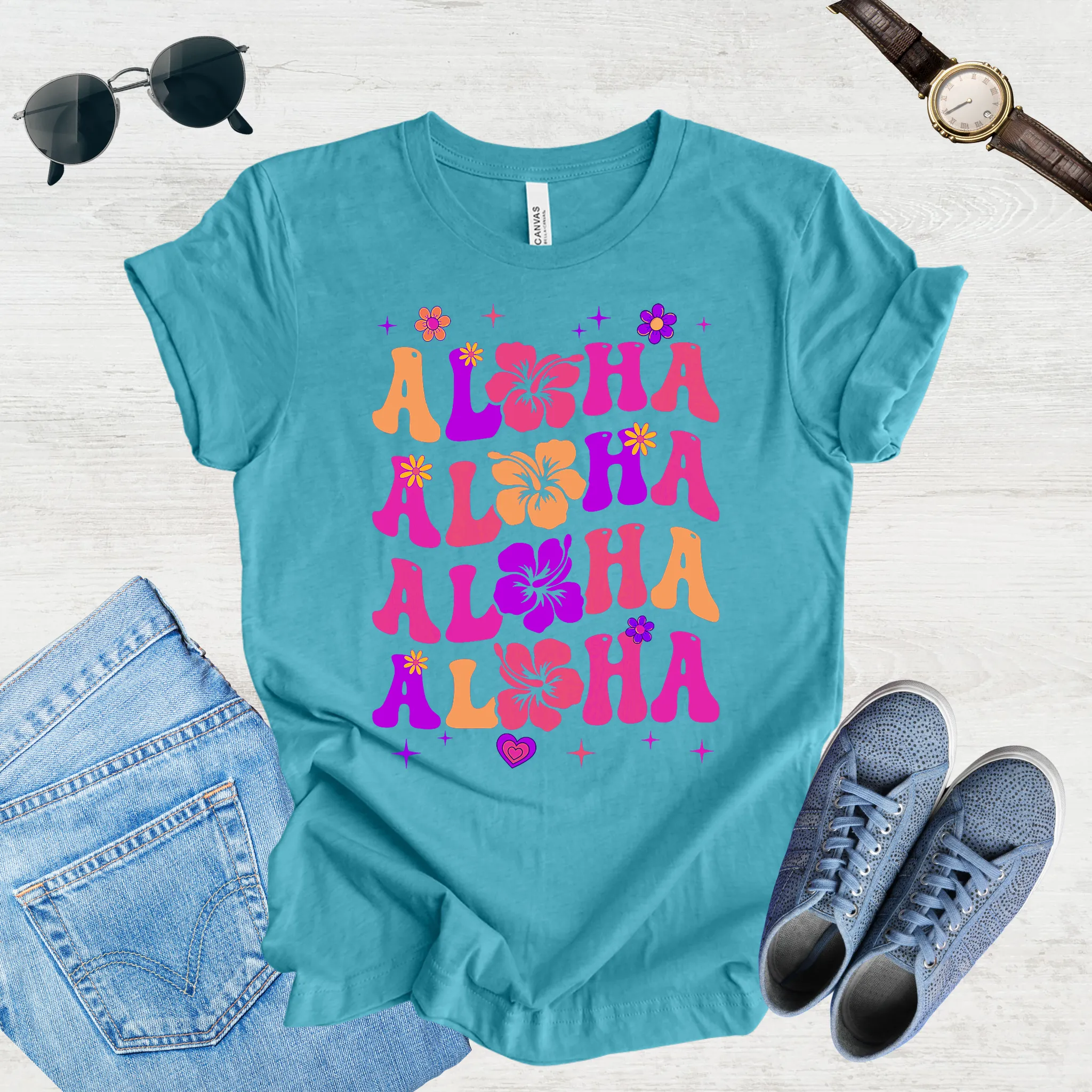 Aloha Adventure – Girls Trip Tee