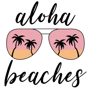 Aloha Beaches DTF (direct-to-film) Transfer