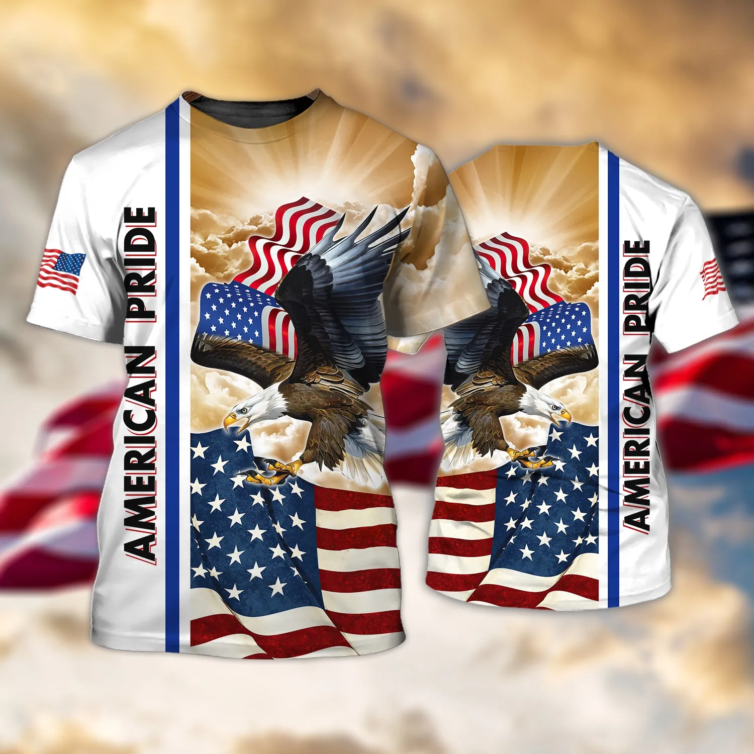American 3D Full Print