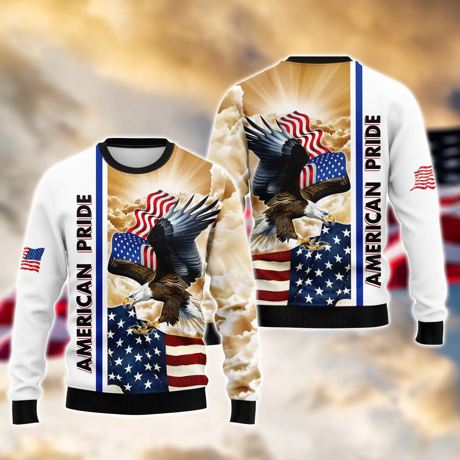 American 3D Full Print
