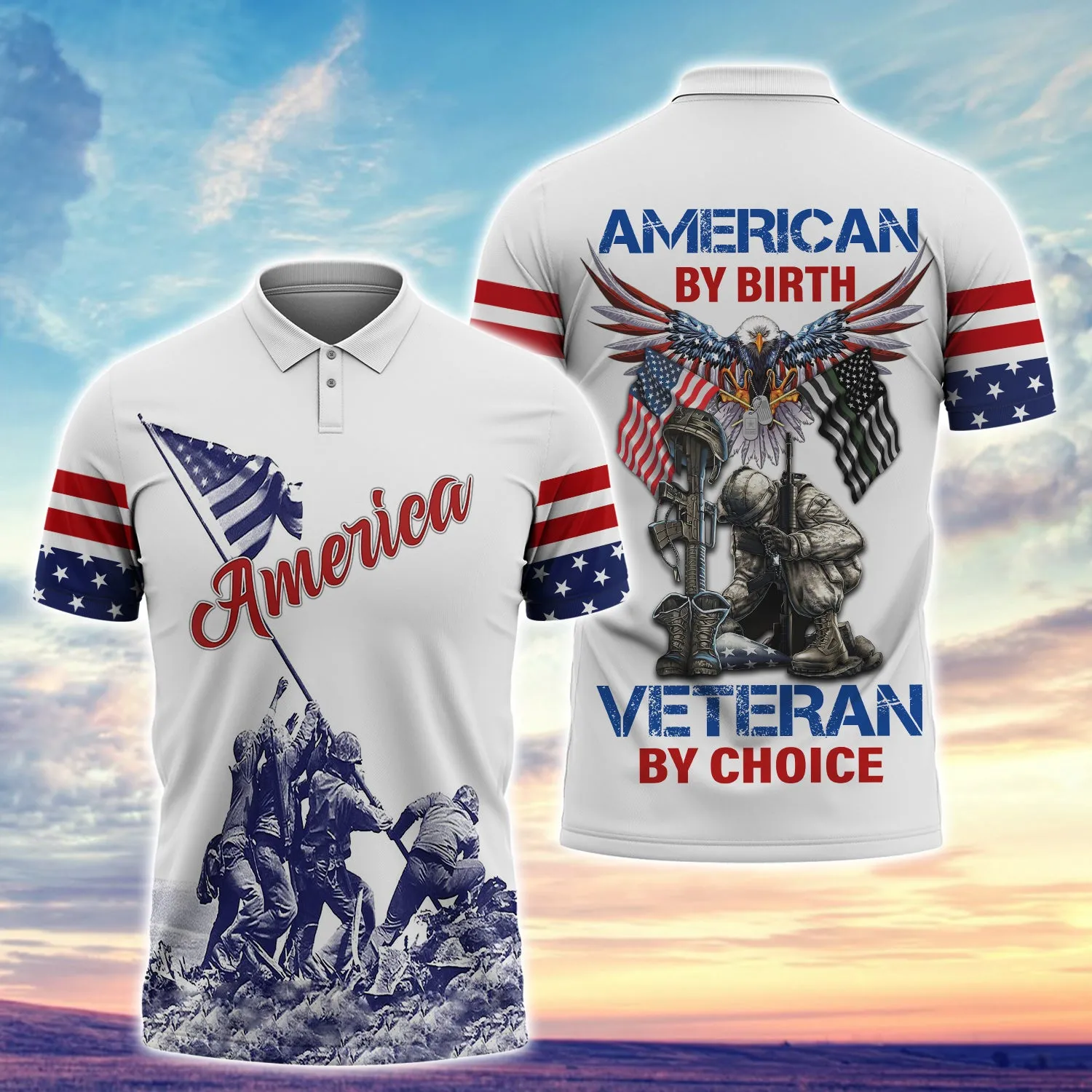 American By Birth Veteran By Choice 3D Full Print