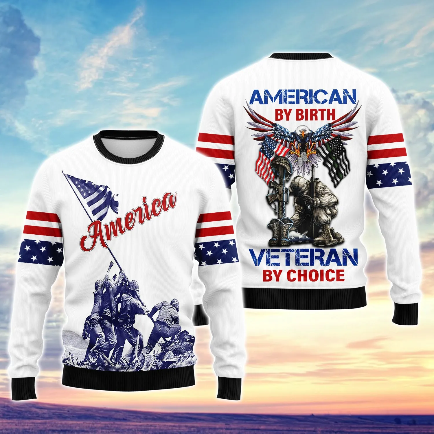American By Birth Veteran By Choice 3D Full Print