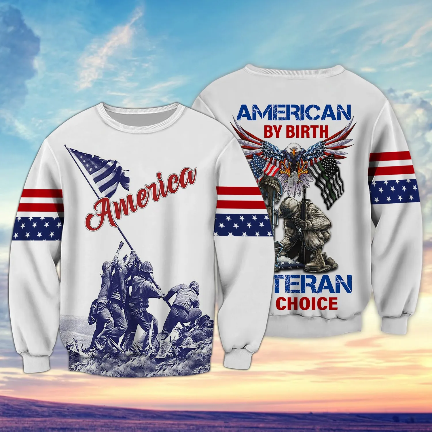 American By Birth Veteran By Choice 3D Full Print