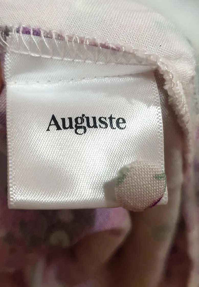 Auguste purple floral print dress size 12