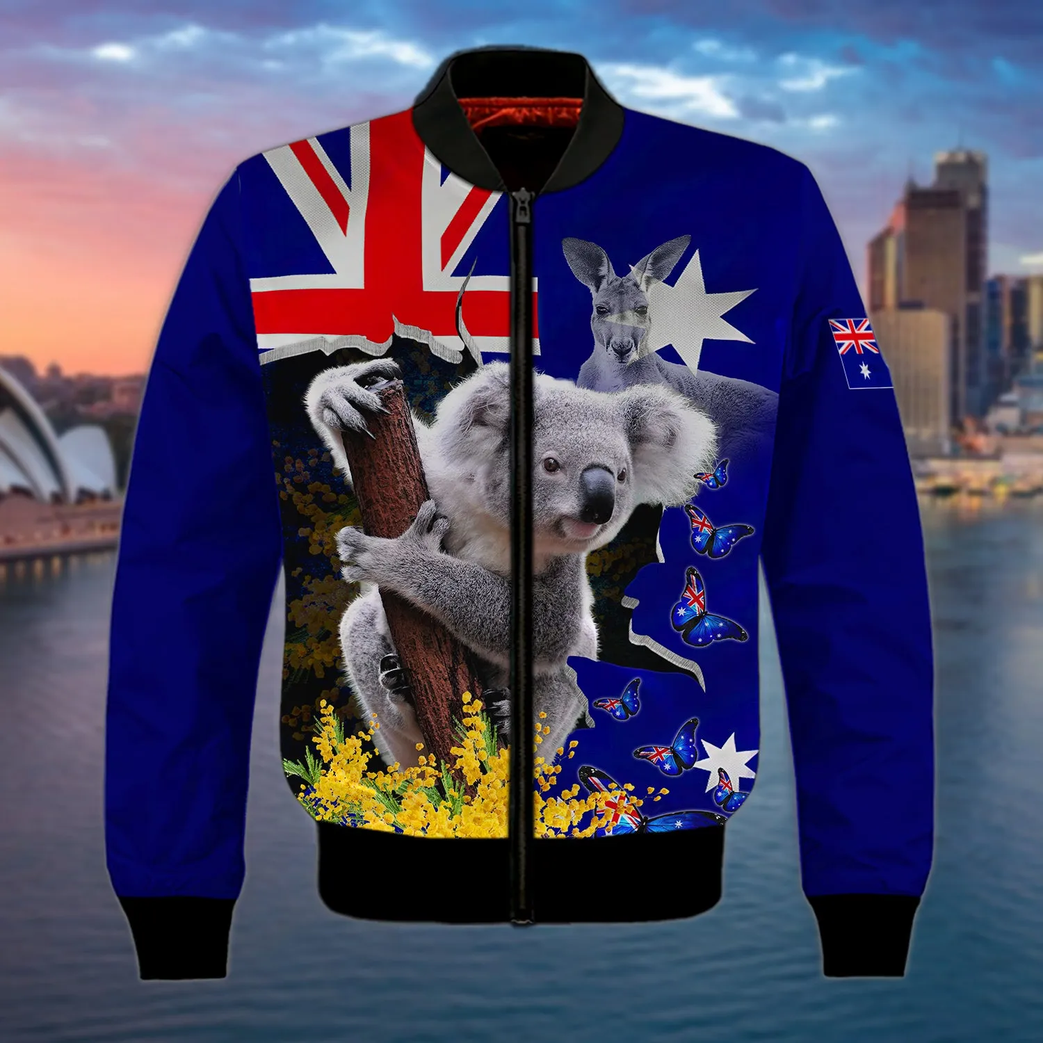 Australia Koala Kangaroo Golden Wattle - 3D Full Print