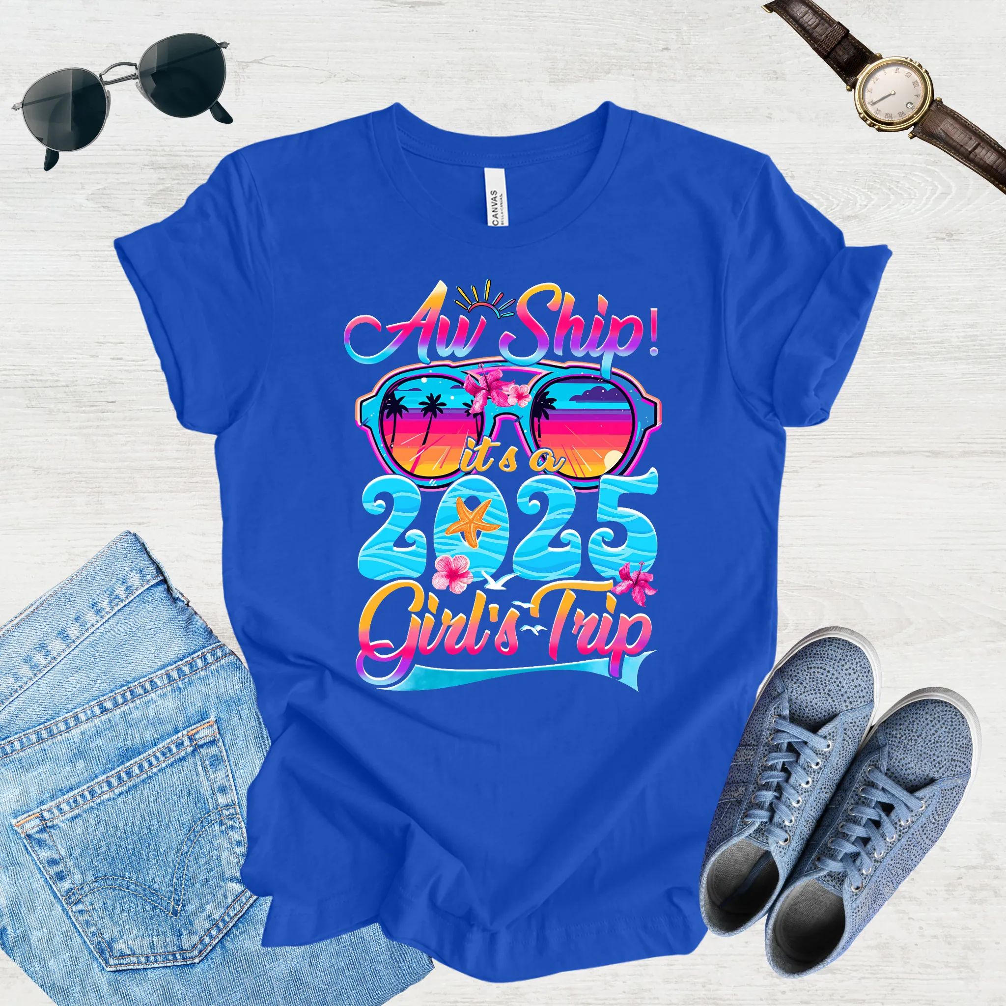 Aw Ship 2025 – Girls Cruise Adventure Tee