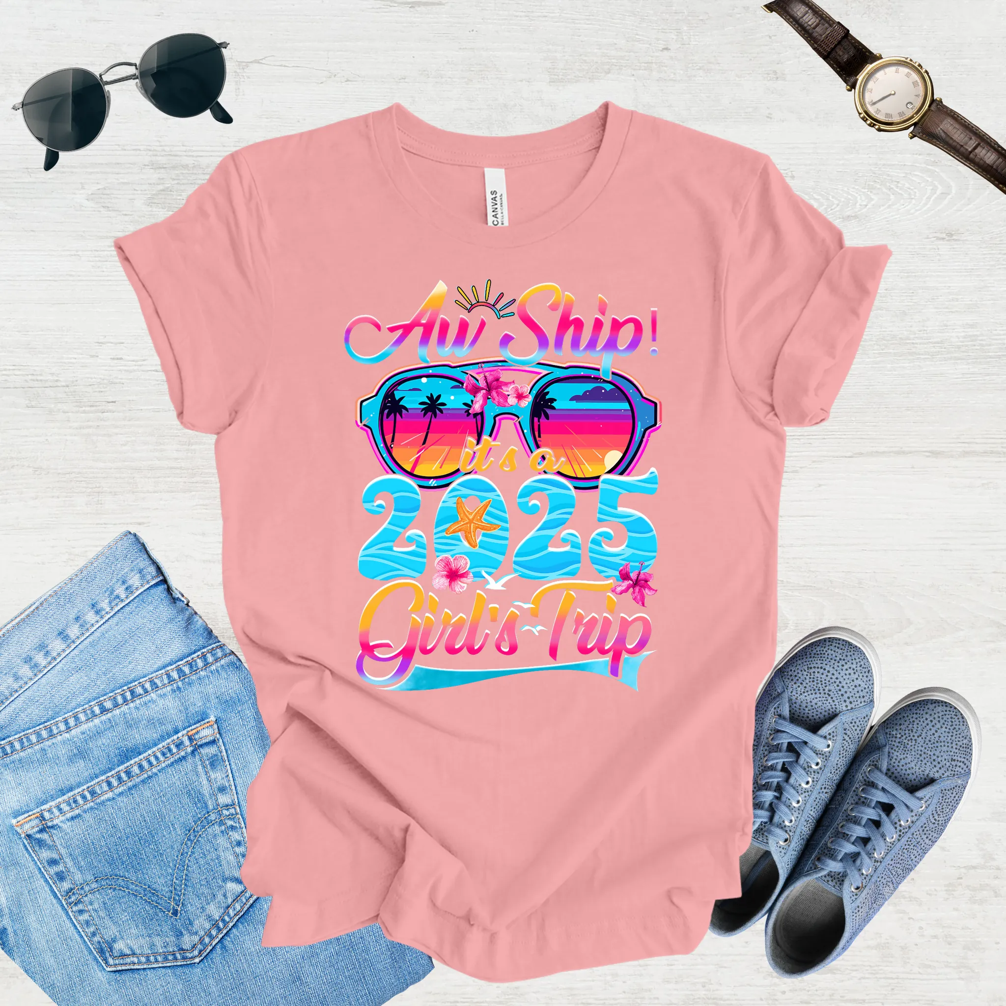 Aw Ship 2025 – Girls Cruise Adventure Tee