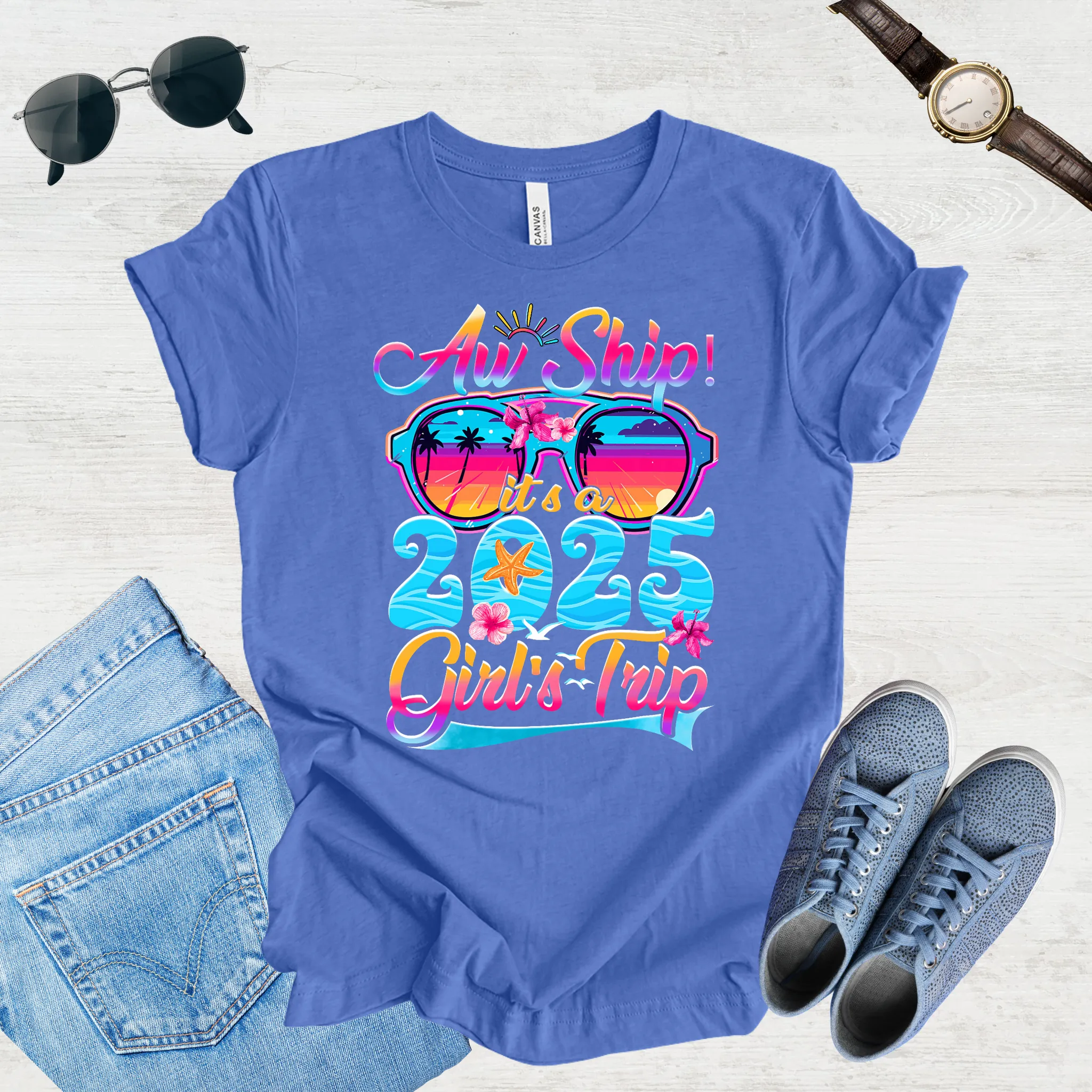 Aw Ship 2025 – Girls Cruise Adventure Tee