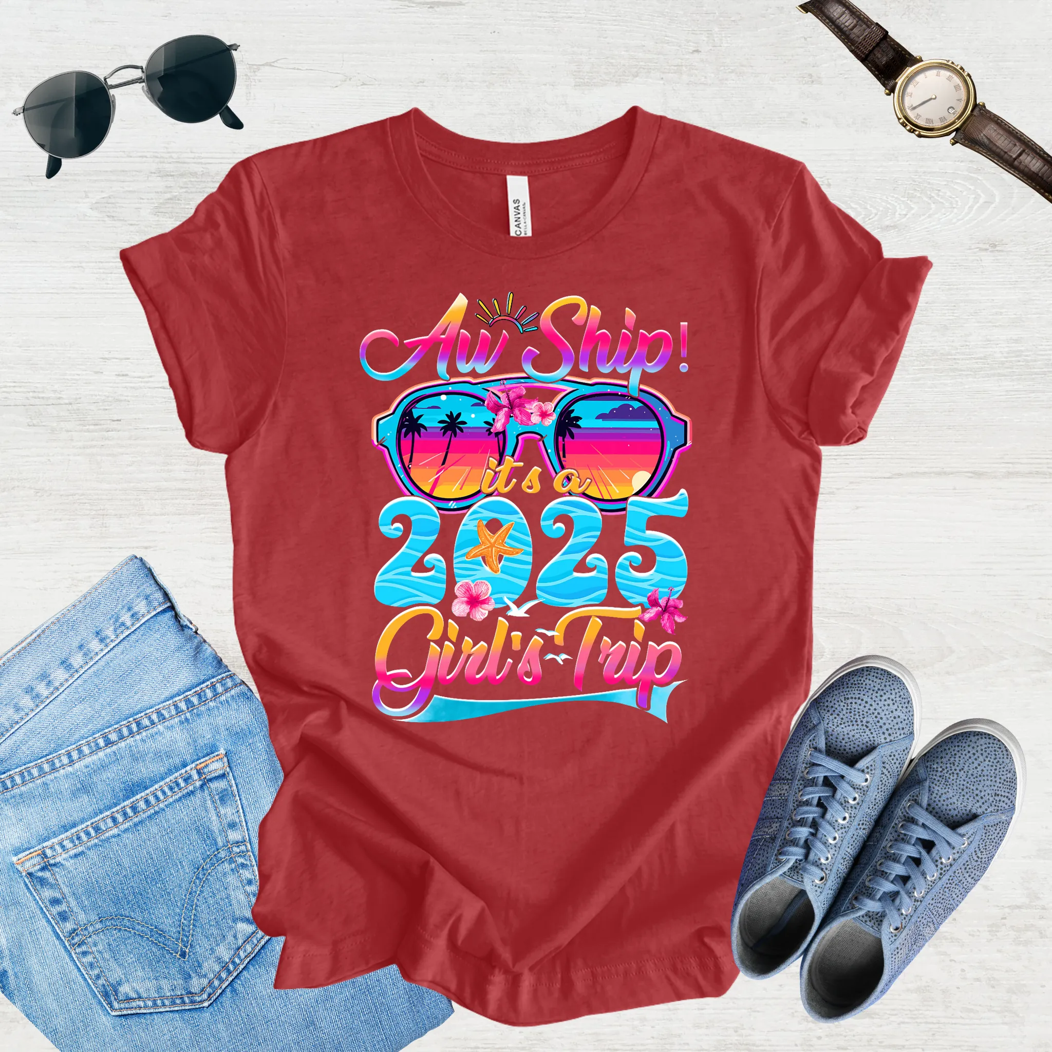 Aw Ship 2025 – Girls Cruise Adventure Tee