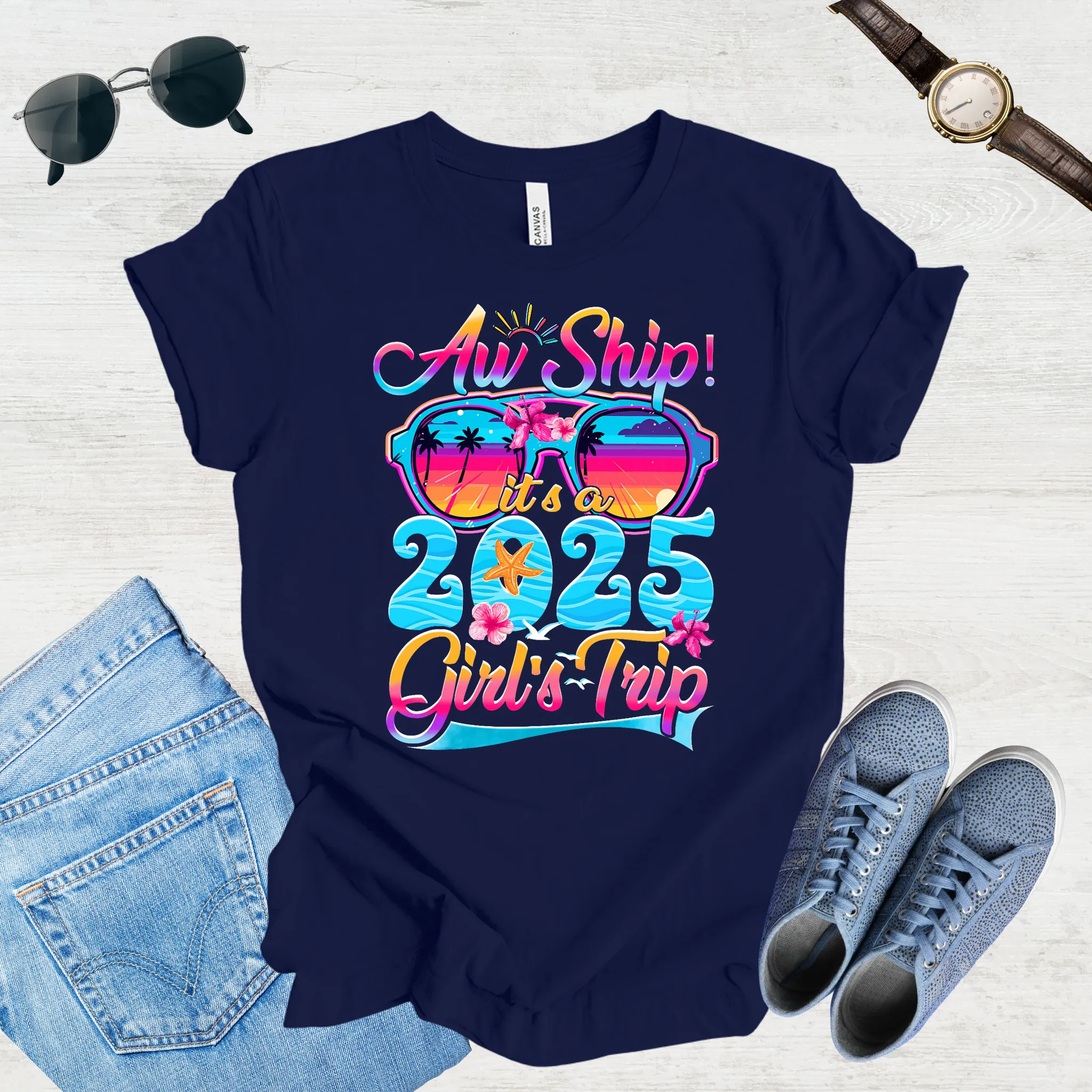 Aw Ship 2025 – Girls Cruise Adventure Tee