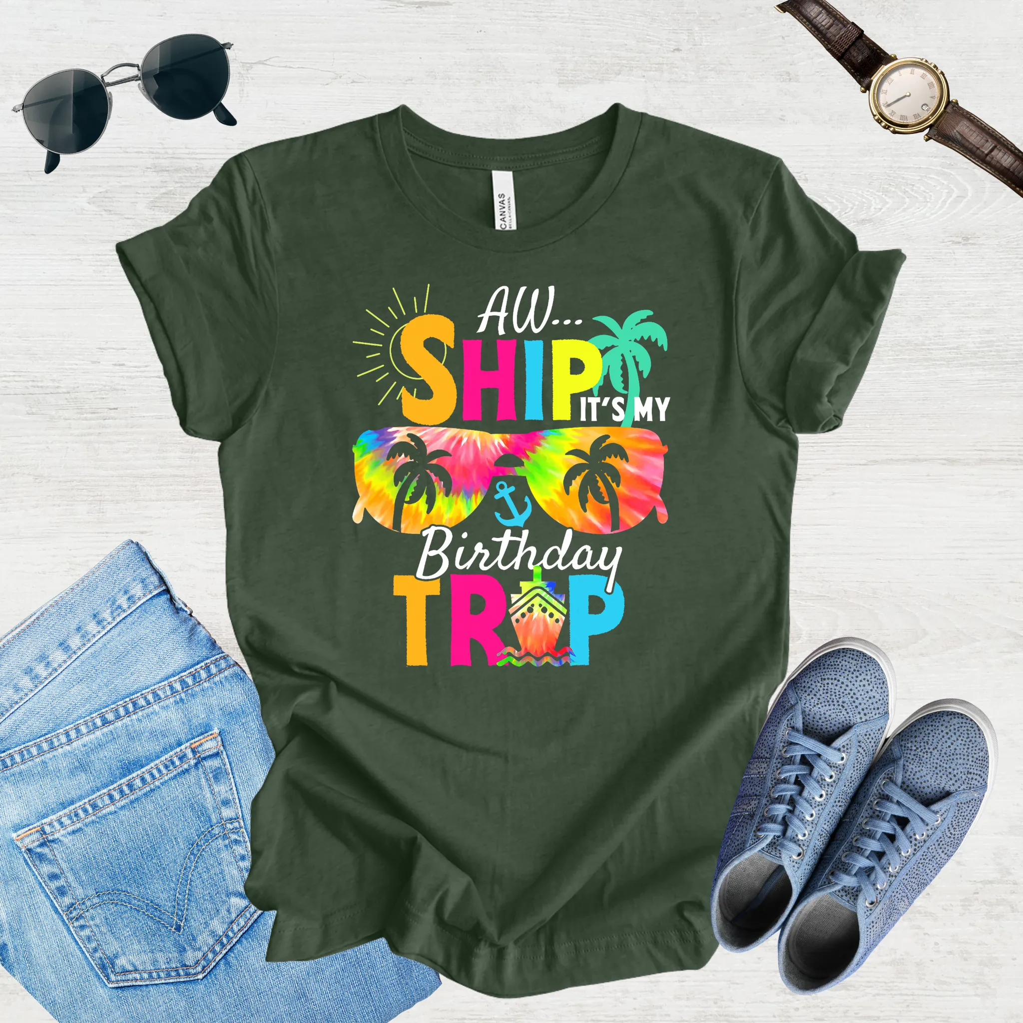 Aw Ship! Birthday Bash Cruise Tee