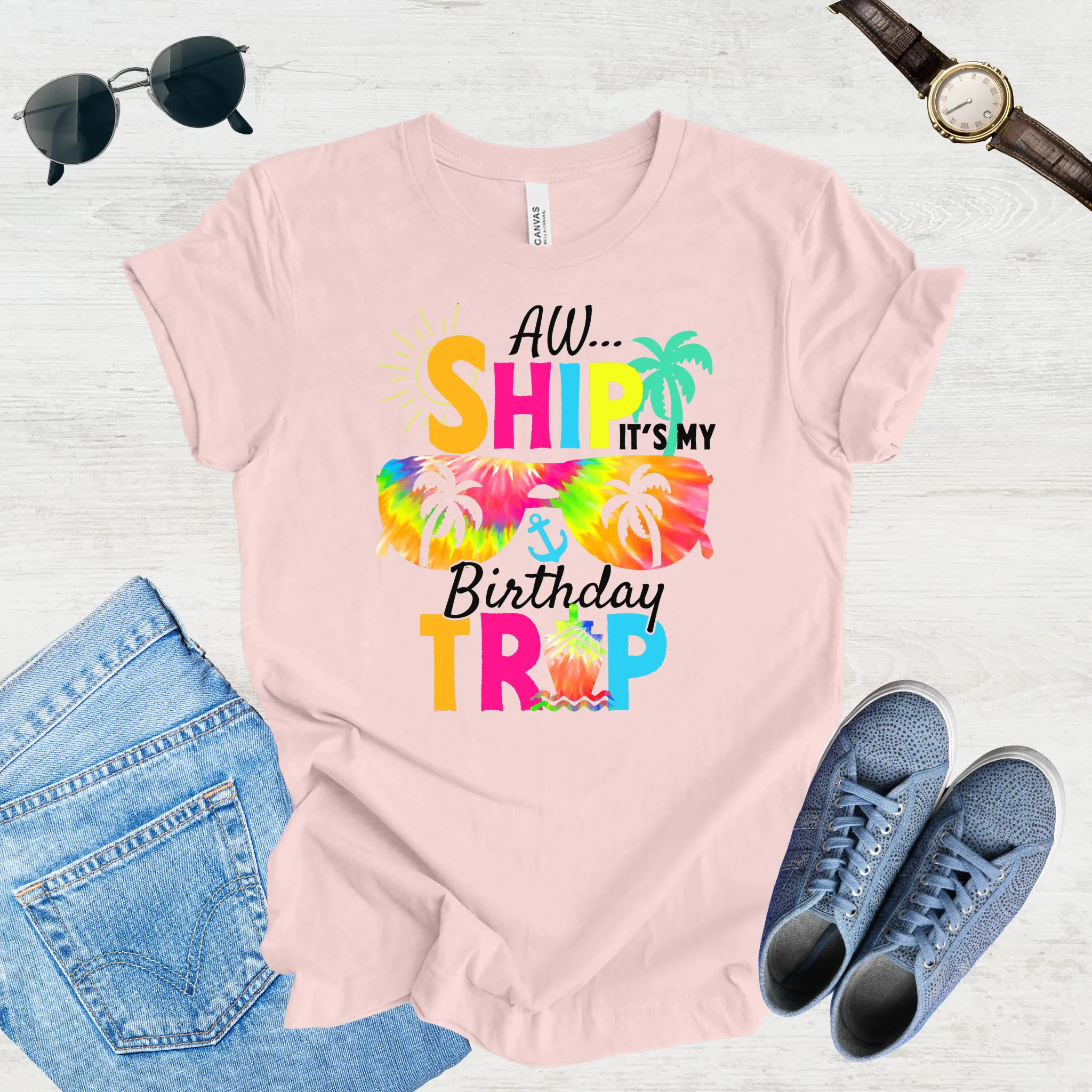 Aw Ship! Birthday Bash Cruise Tee