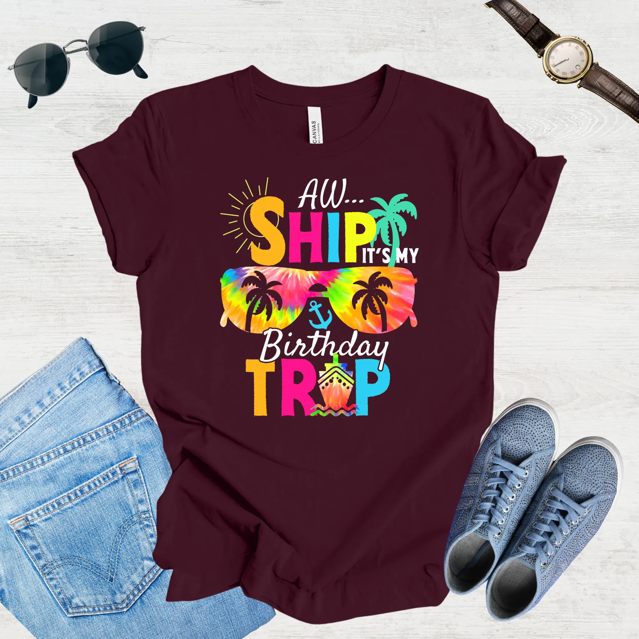 Aw Ship! Birthday Bash Cruise Tee