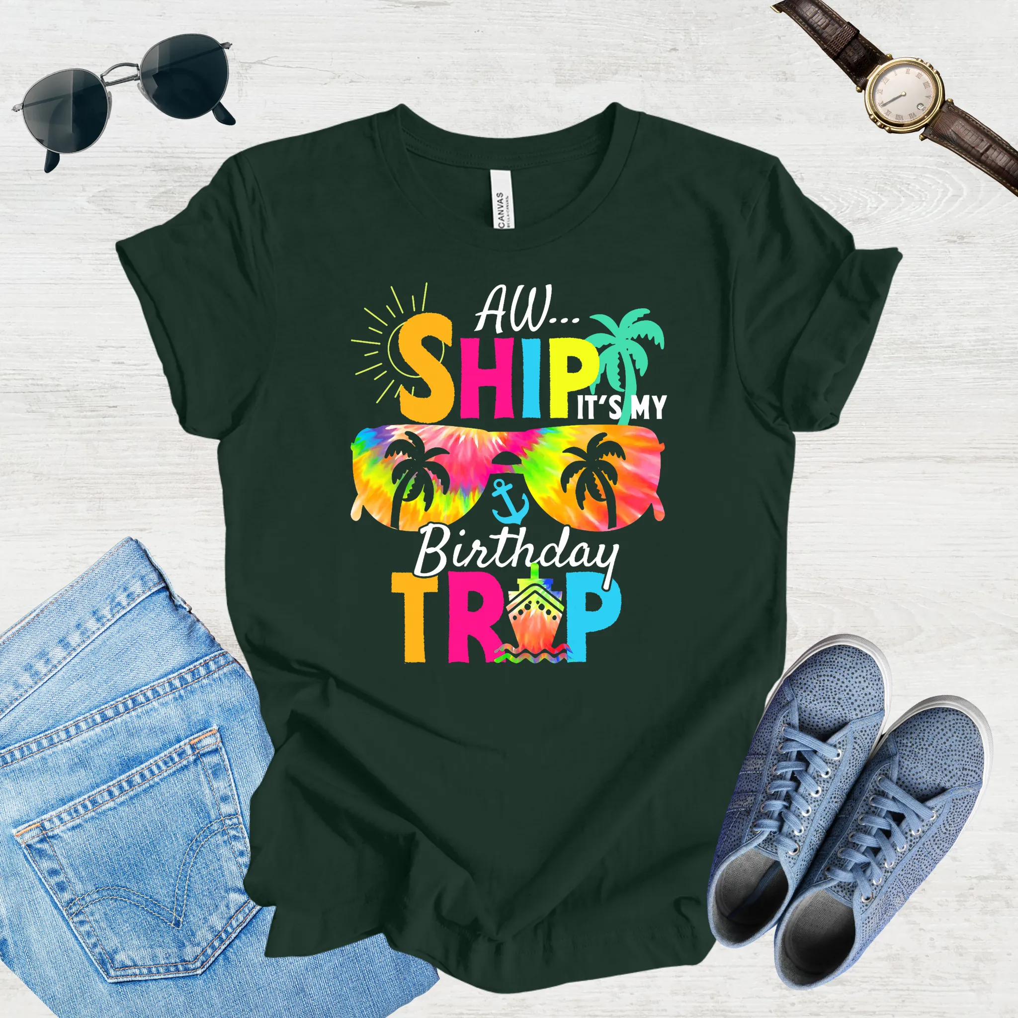 Aw Ship! Birthday Bash Cruise Tee