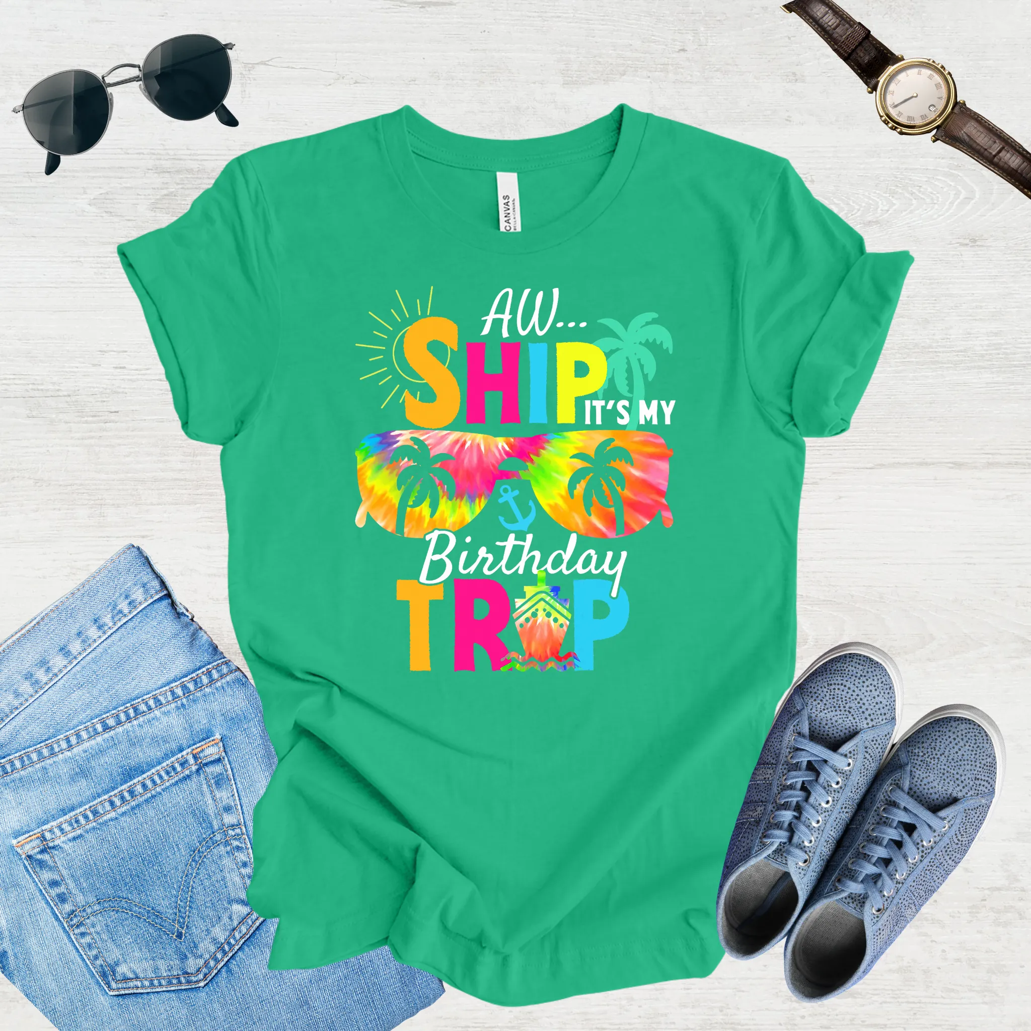 Aw Ship! Birthday Bash Cruise Tee