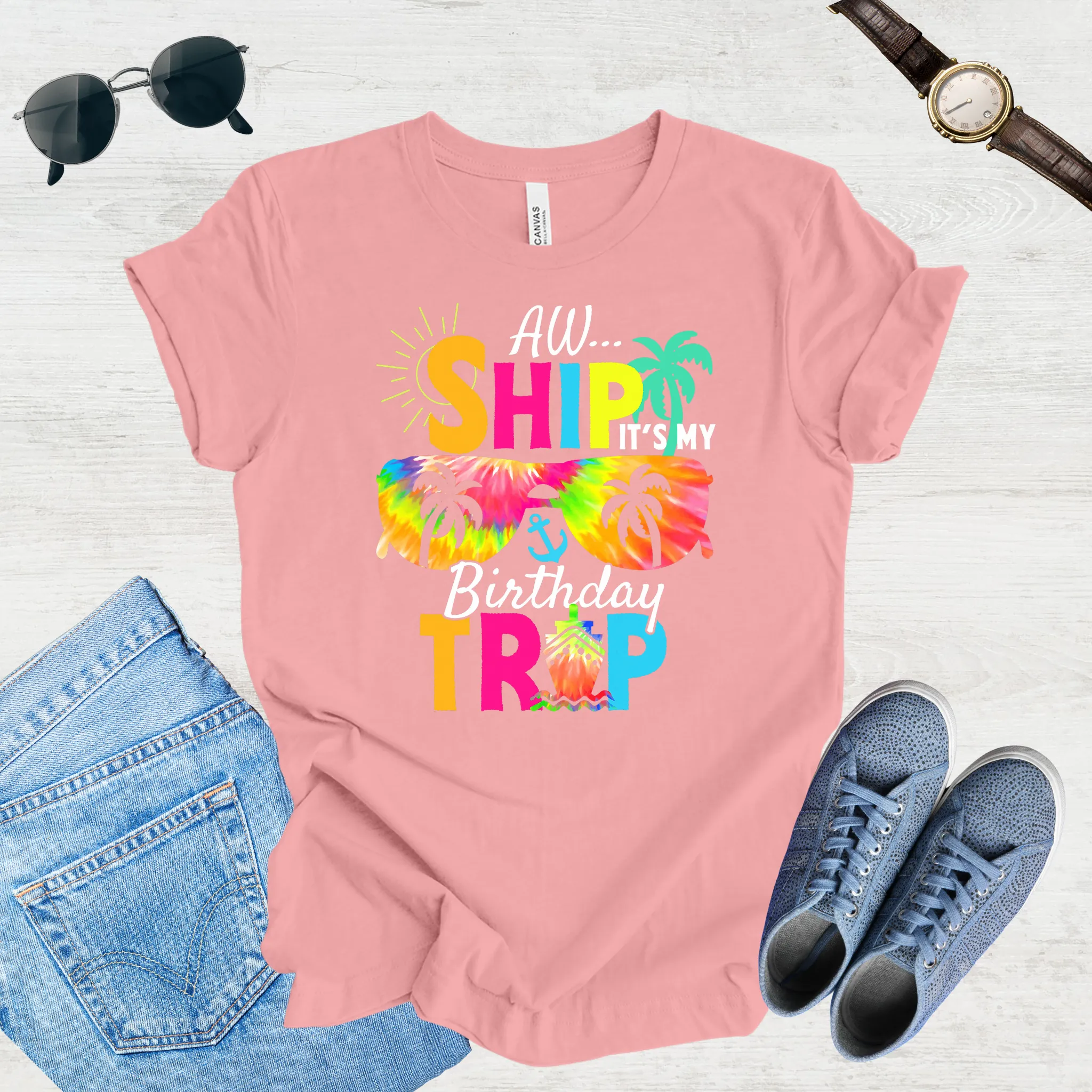 Aw Ship! Birthday Bash Cruise Tee