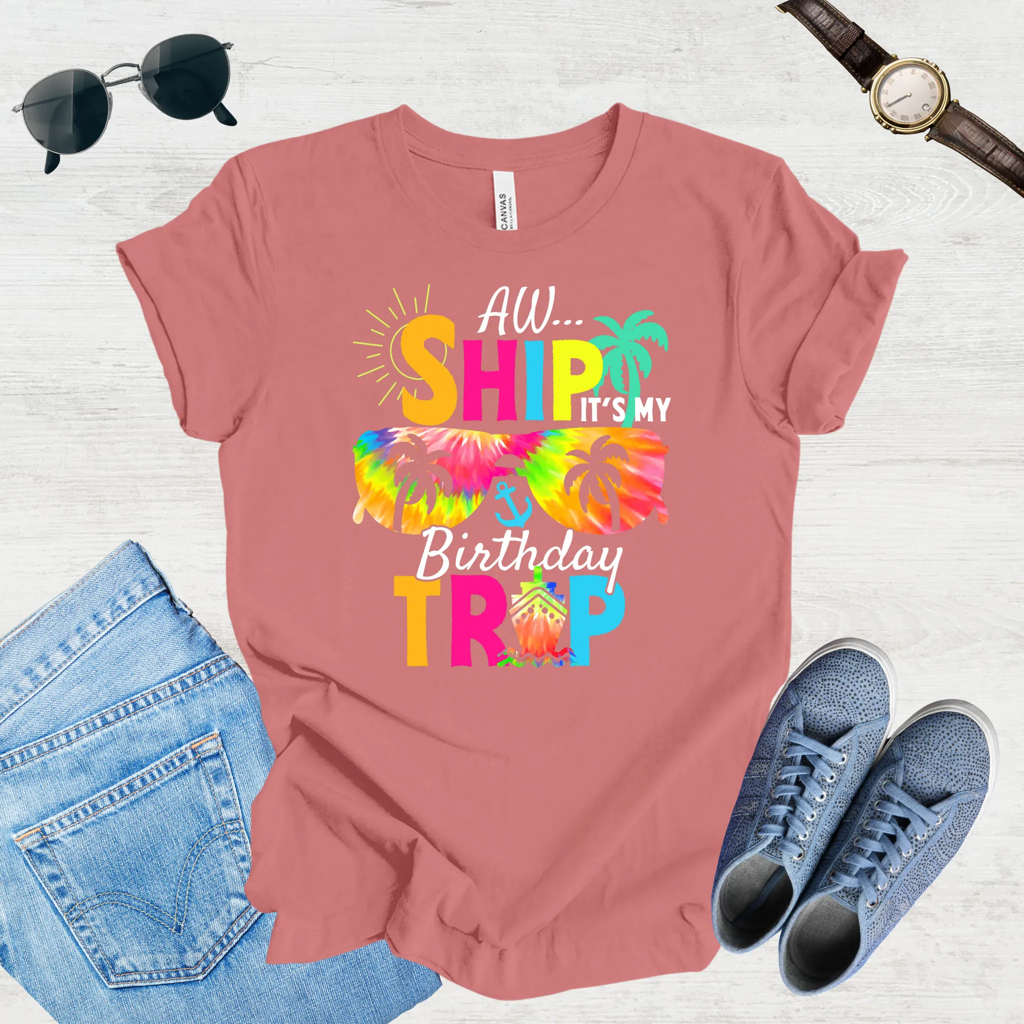 Aw Ship! Birthday Bash Cruise Tee