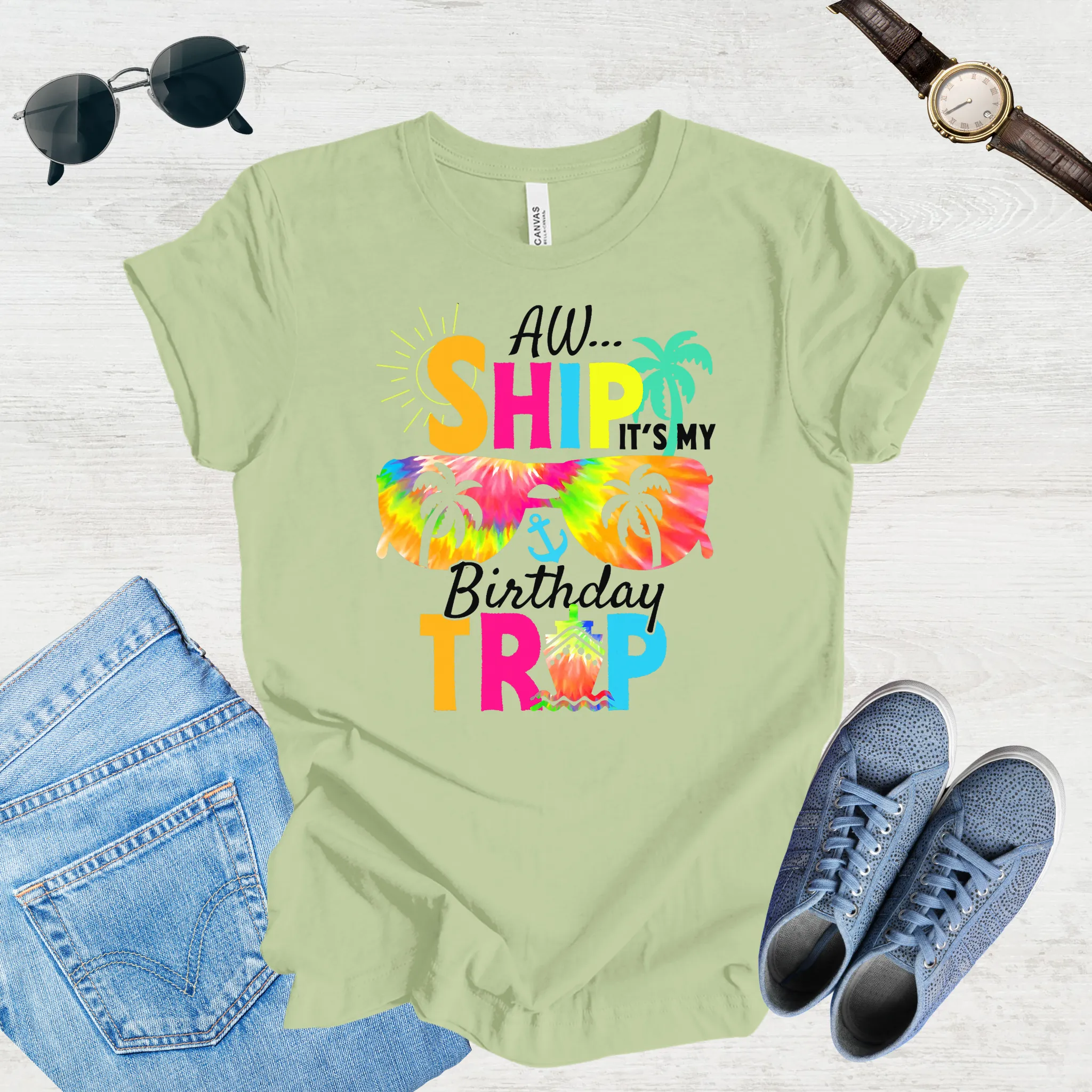 Aw Ship! Birthday Bash Cruise Tee