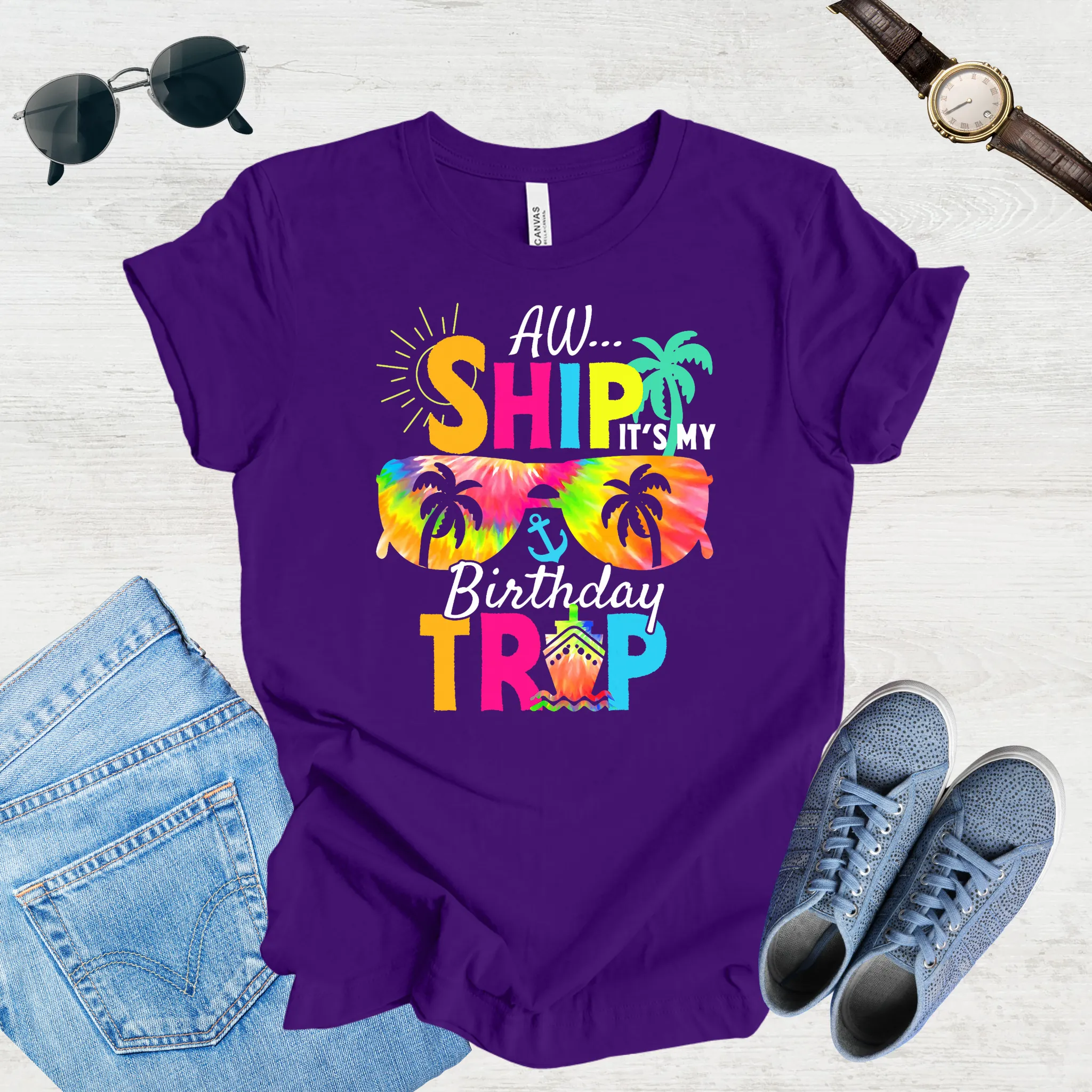 Aw Ship! Birthday Bash Cruise Tee