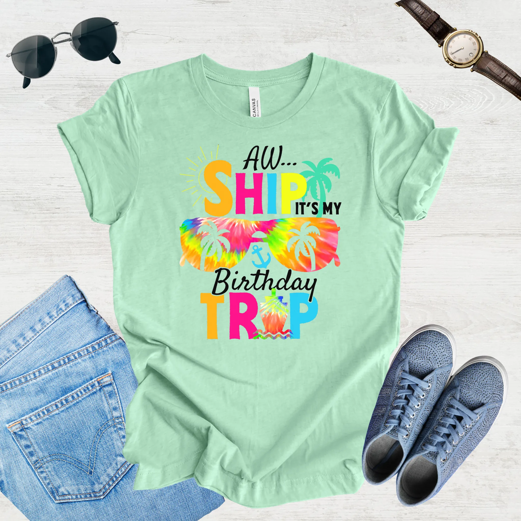 Aw Ship! Birthday Bash Cruise Tee