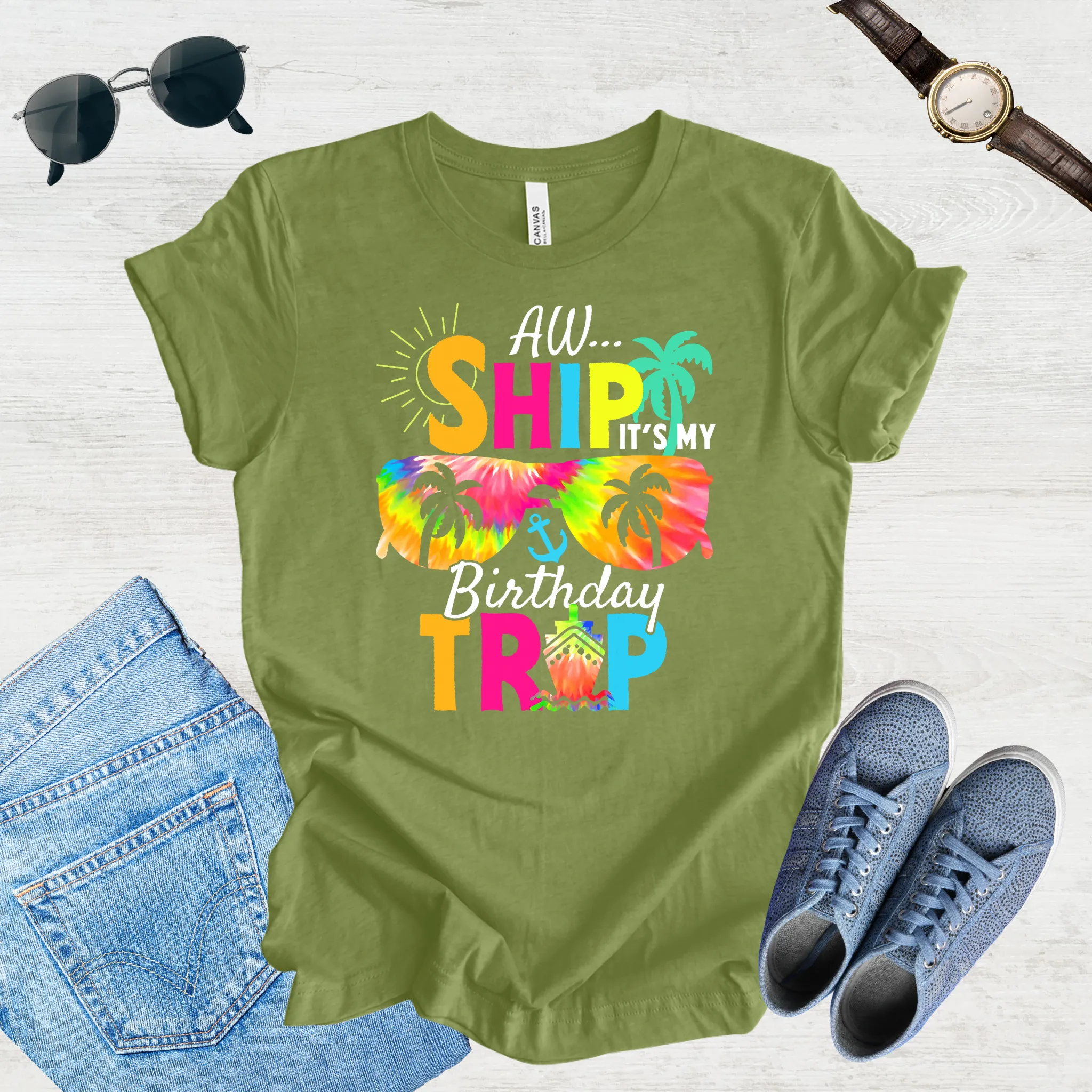 Aw Ship! Birthday Bash Cruise Tee