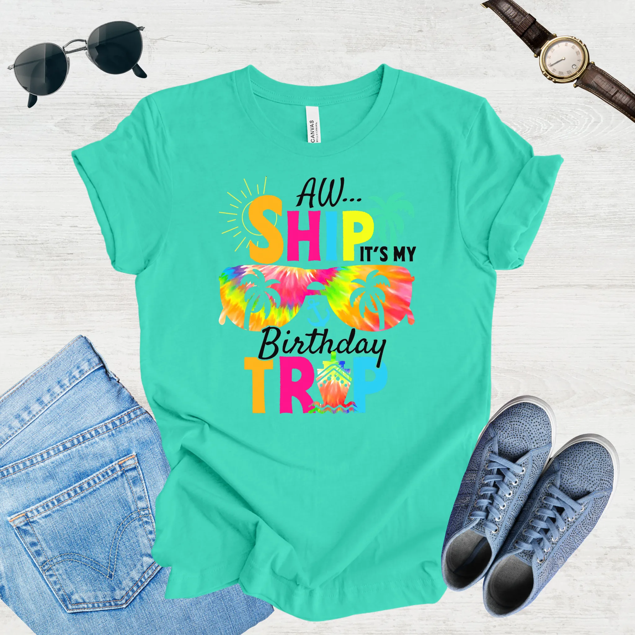 Aw Ship! Birthday Bash Cruise Tee