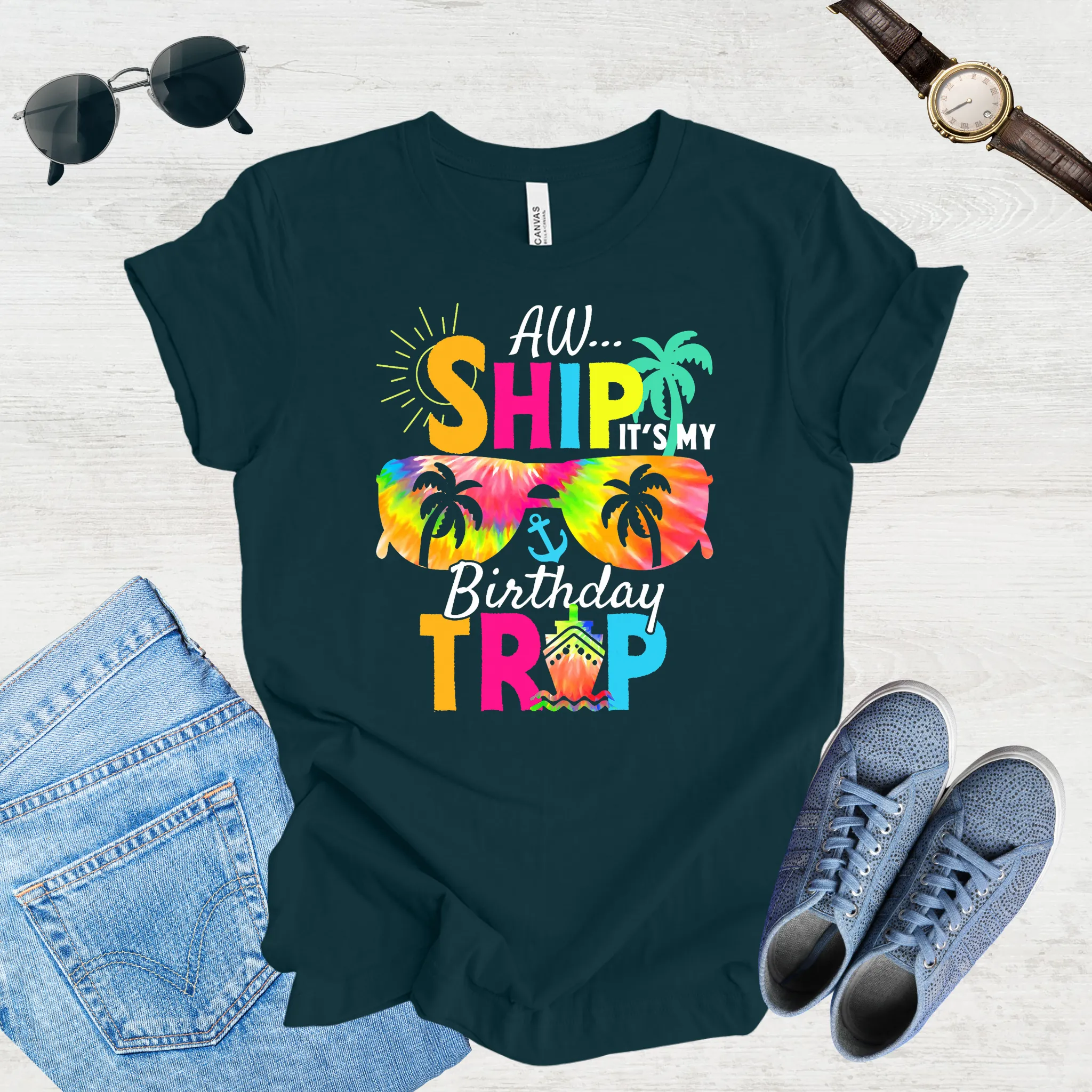 Aw Ship! Birthday Bash Cruise Tee