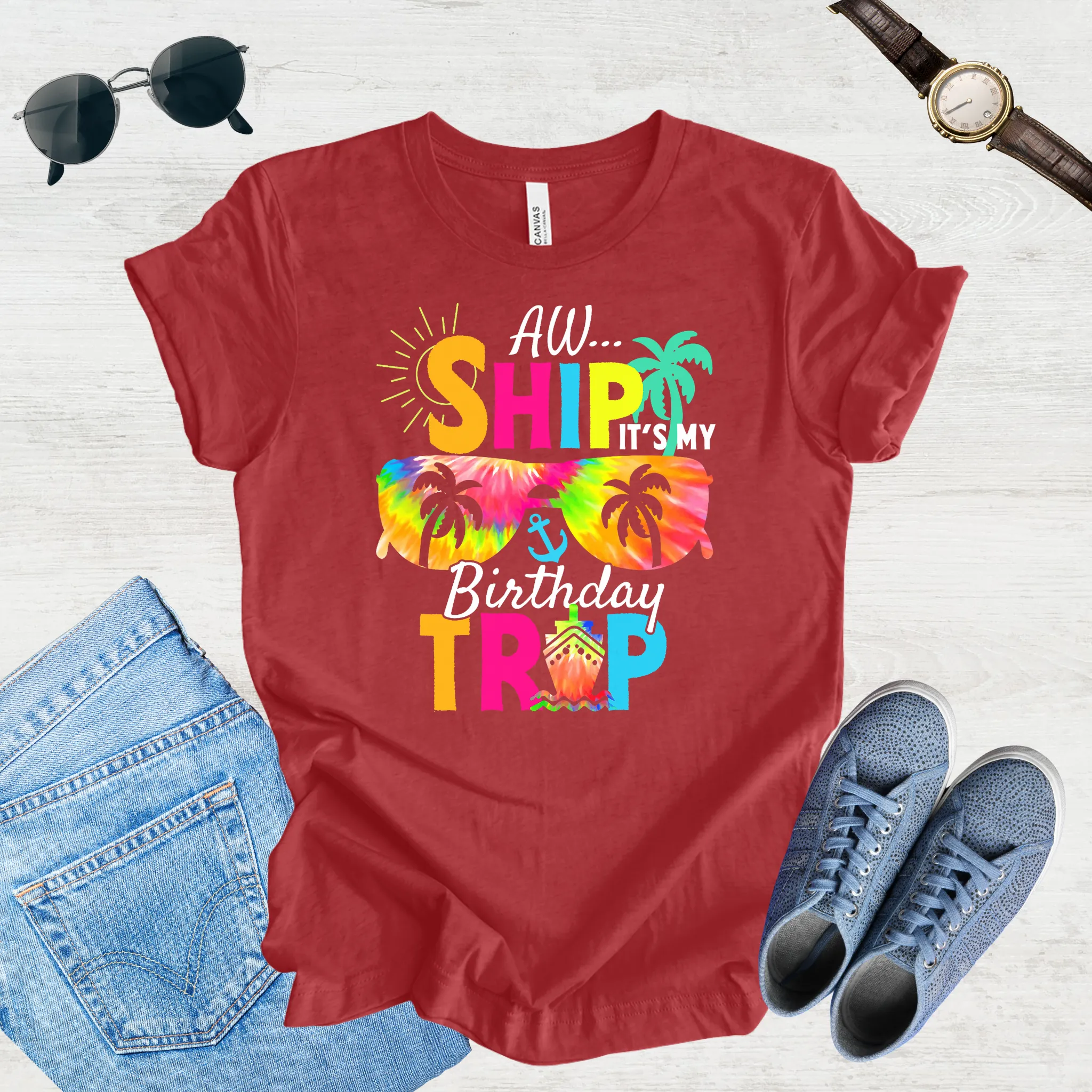 Aw Ship! Birthday Bash Cruise Tee