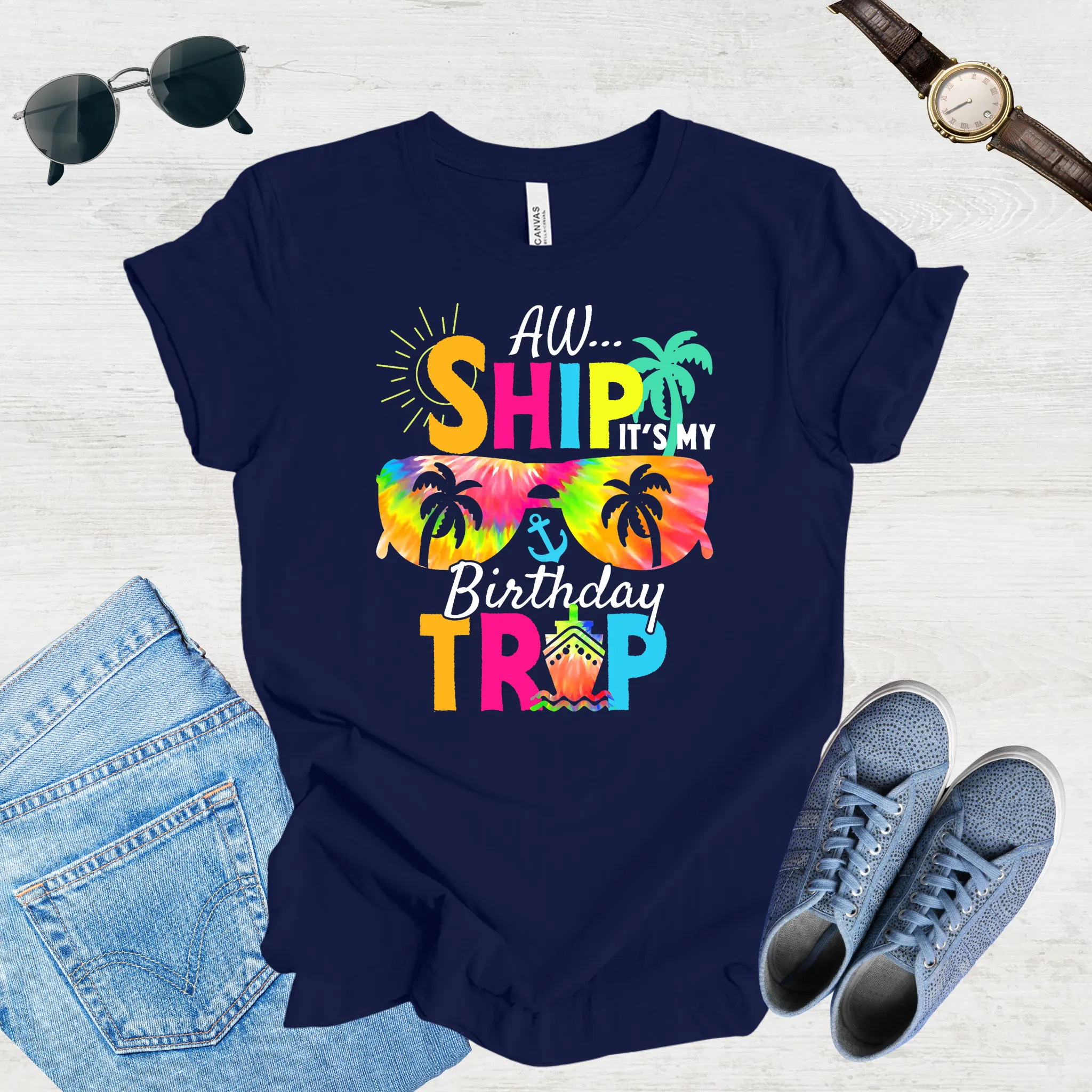 Aw Ship! Birthday Bash Cruise Tee