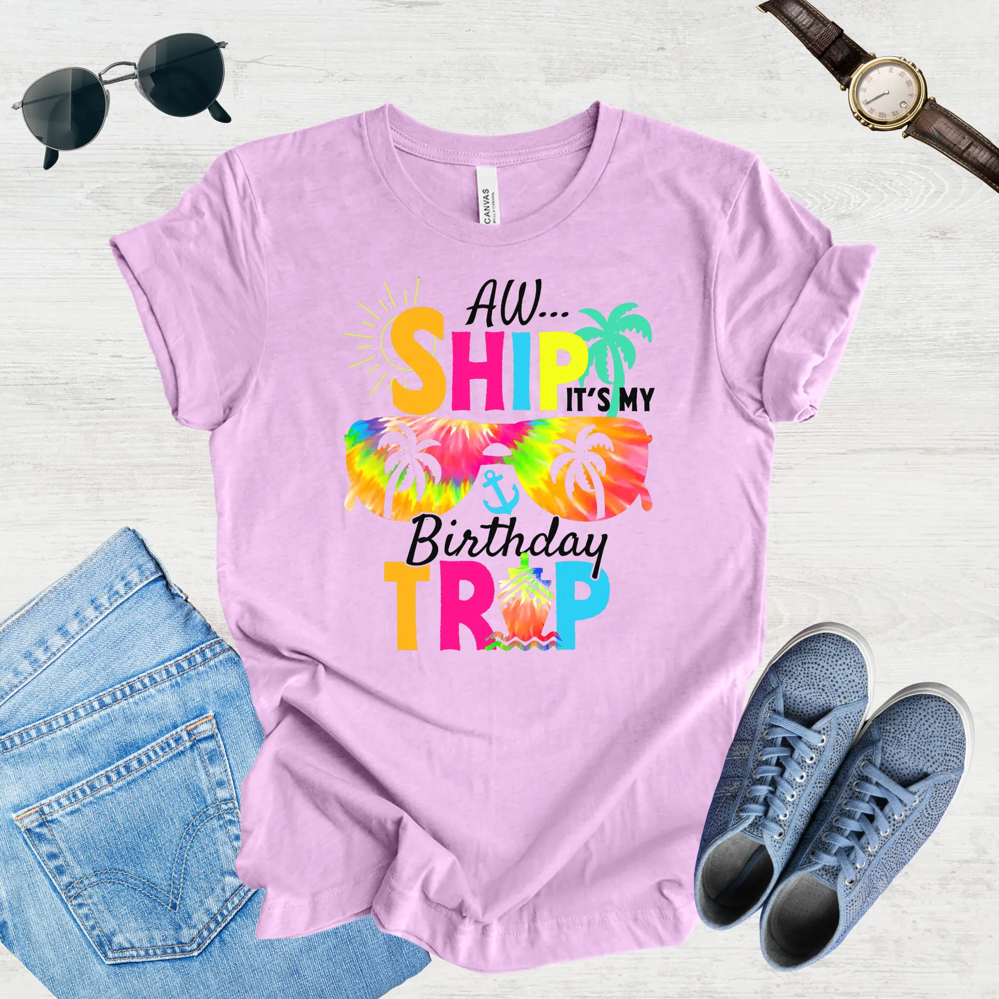 Aw Ship! Birthday Bash Cruise Tee