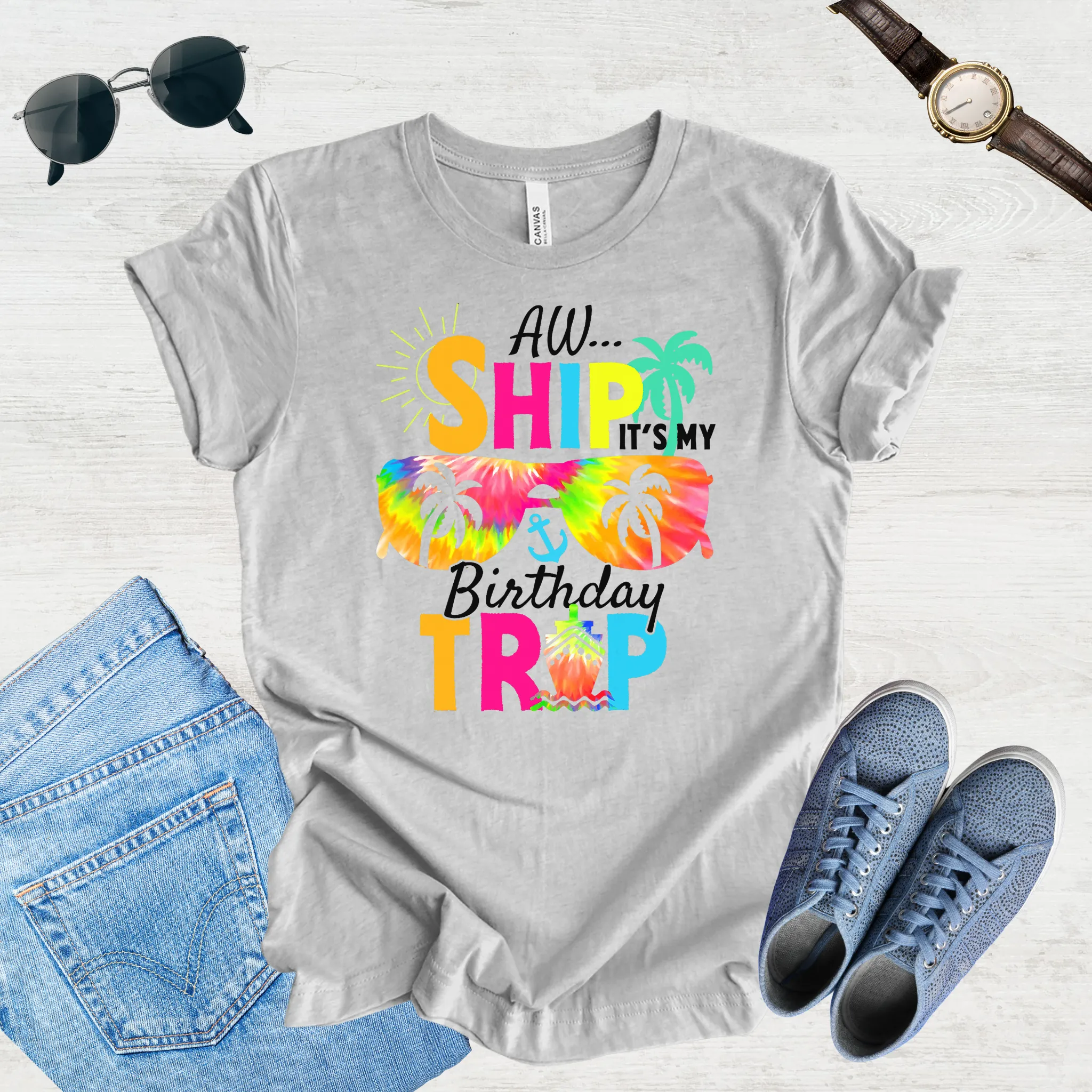 Aw Ship! Birthday Bash Cruise Tee