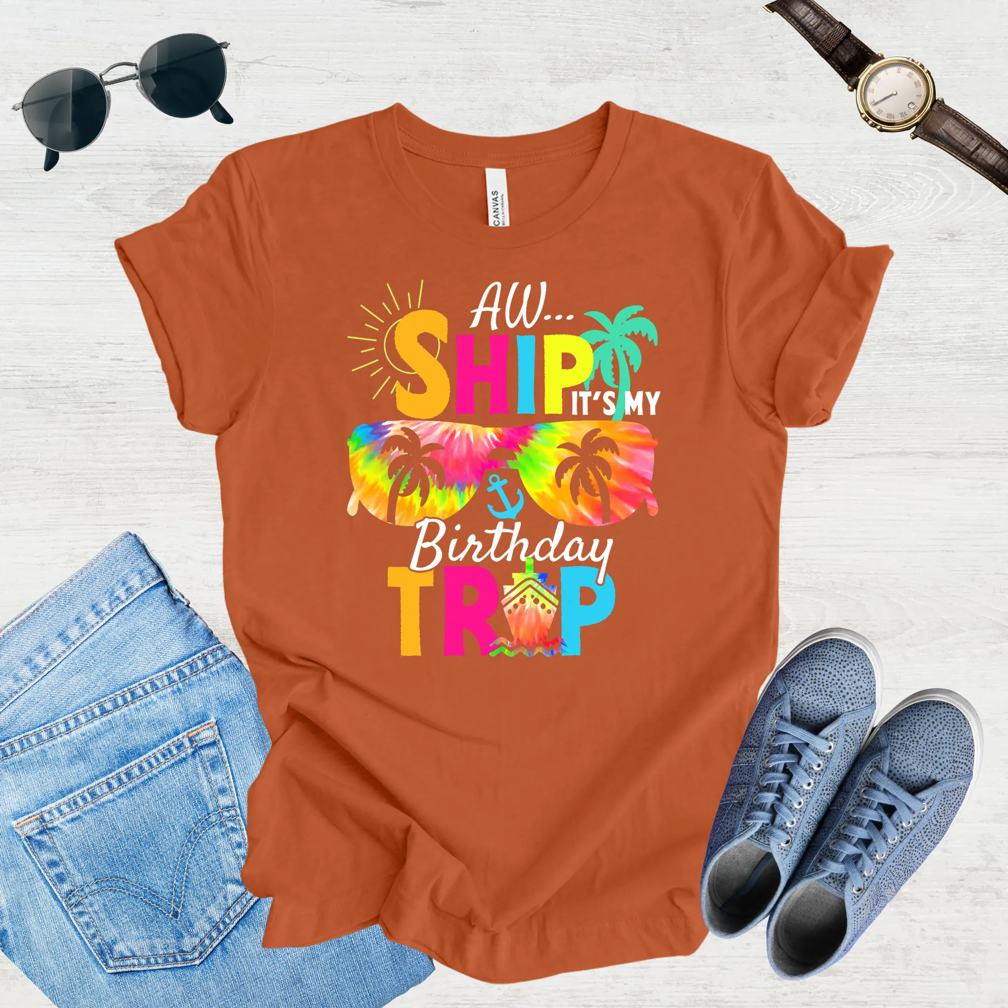Aw Ship! Birthday Bash Cruise Tee