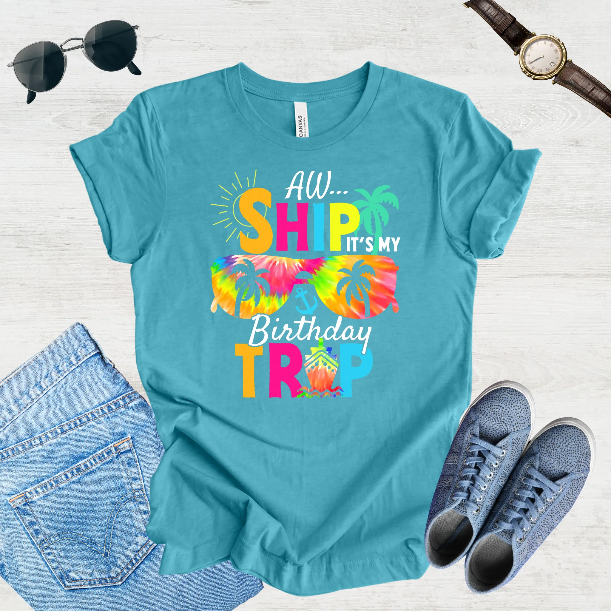 Aw Ship! Birthday Bash Cruise Tee