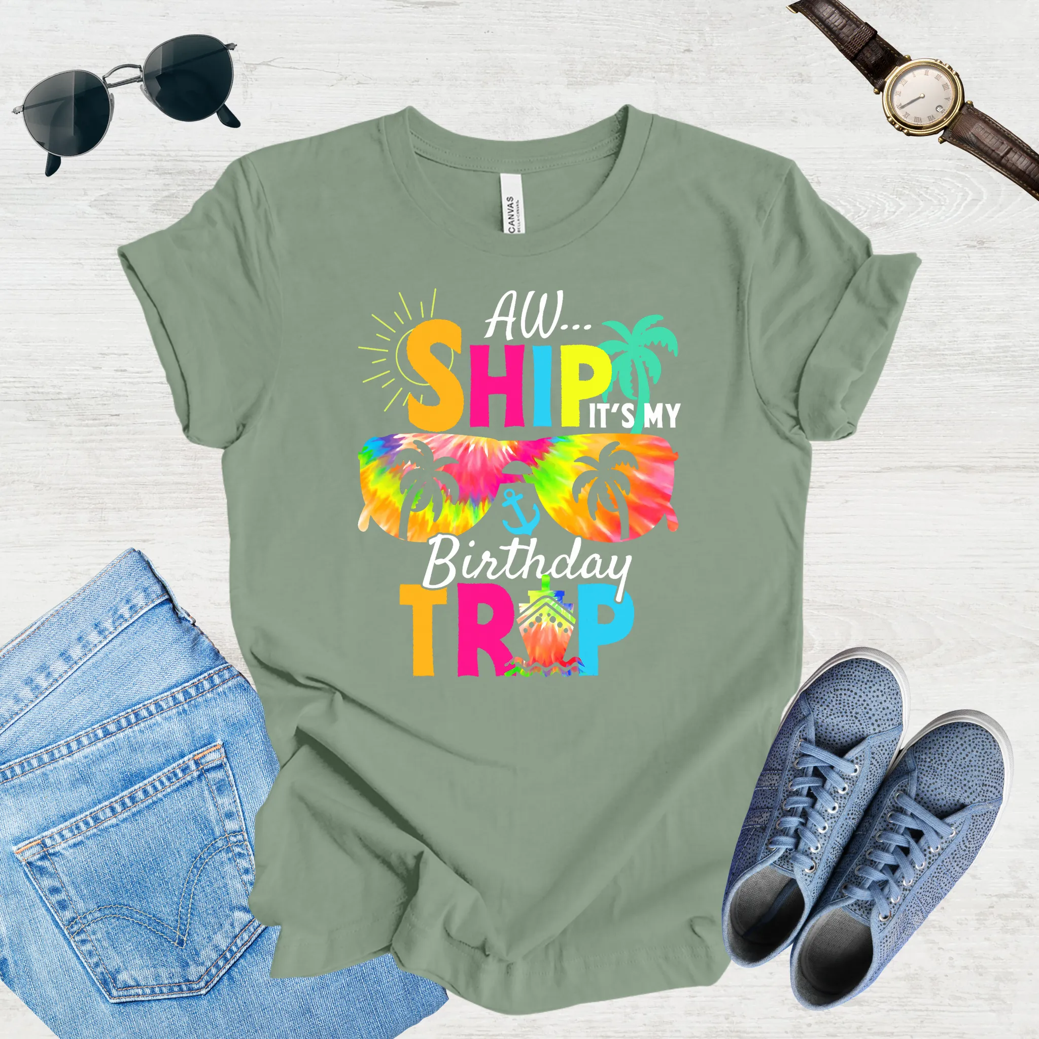 Aw Ship! Birthday Bash Cruise Tee