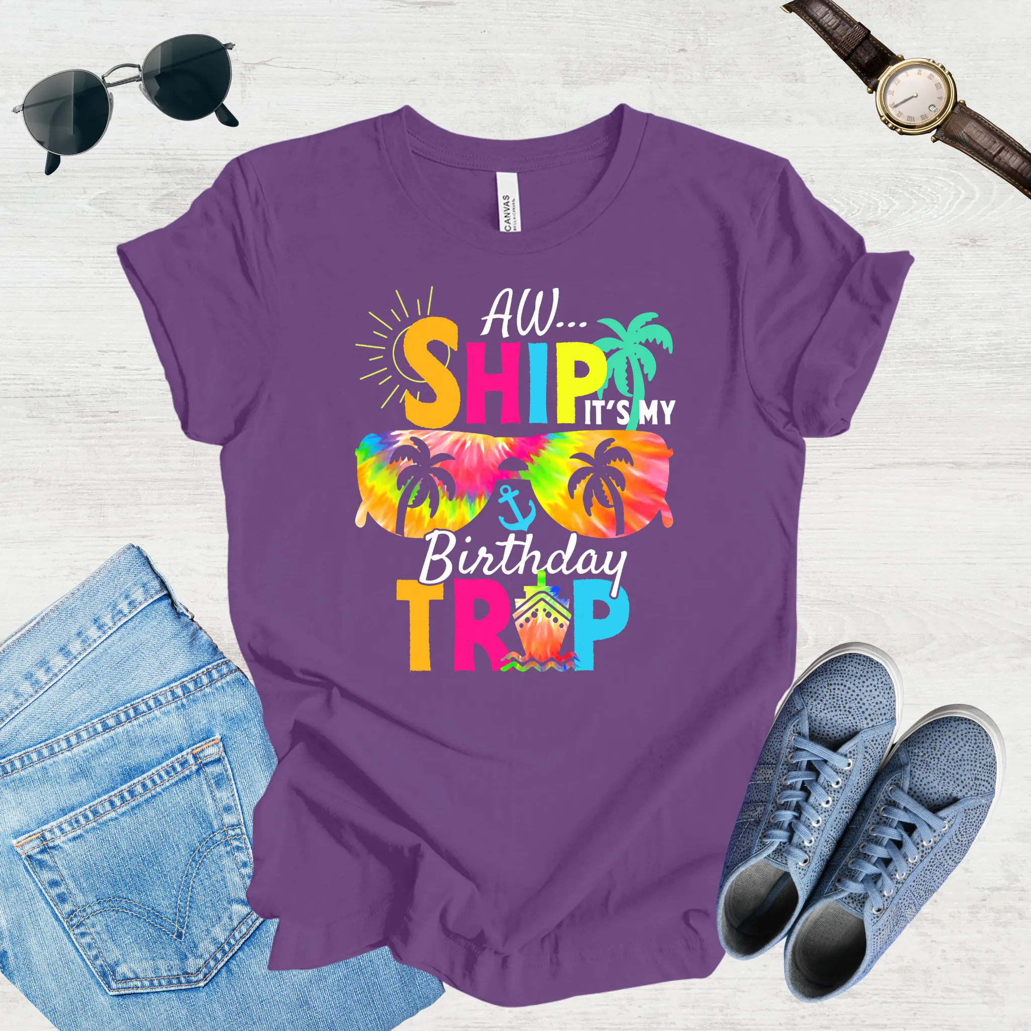 Aw Ship! Birthday Bash Cruise Tee