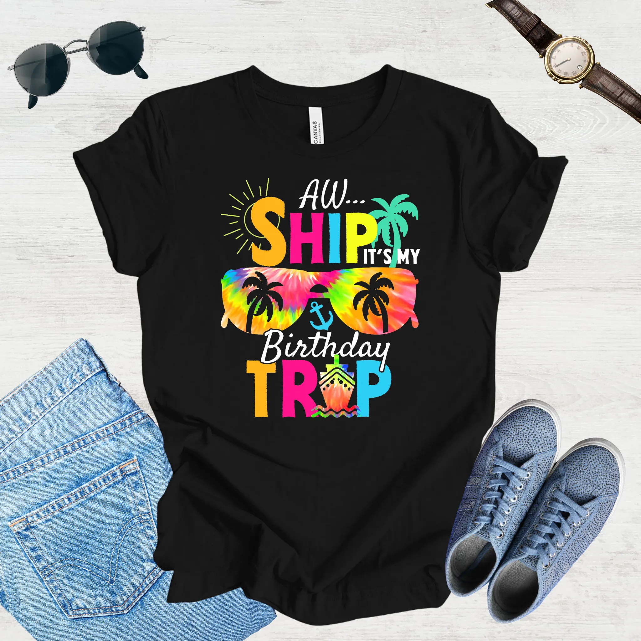 Aw Ship! Birthday Bash Cruise Tee