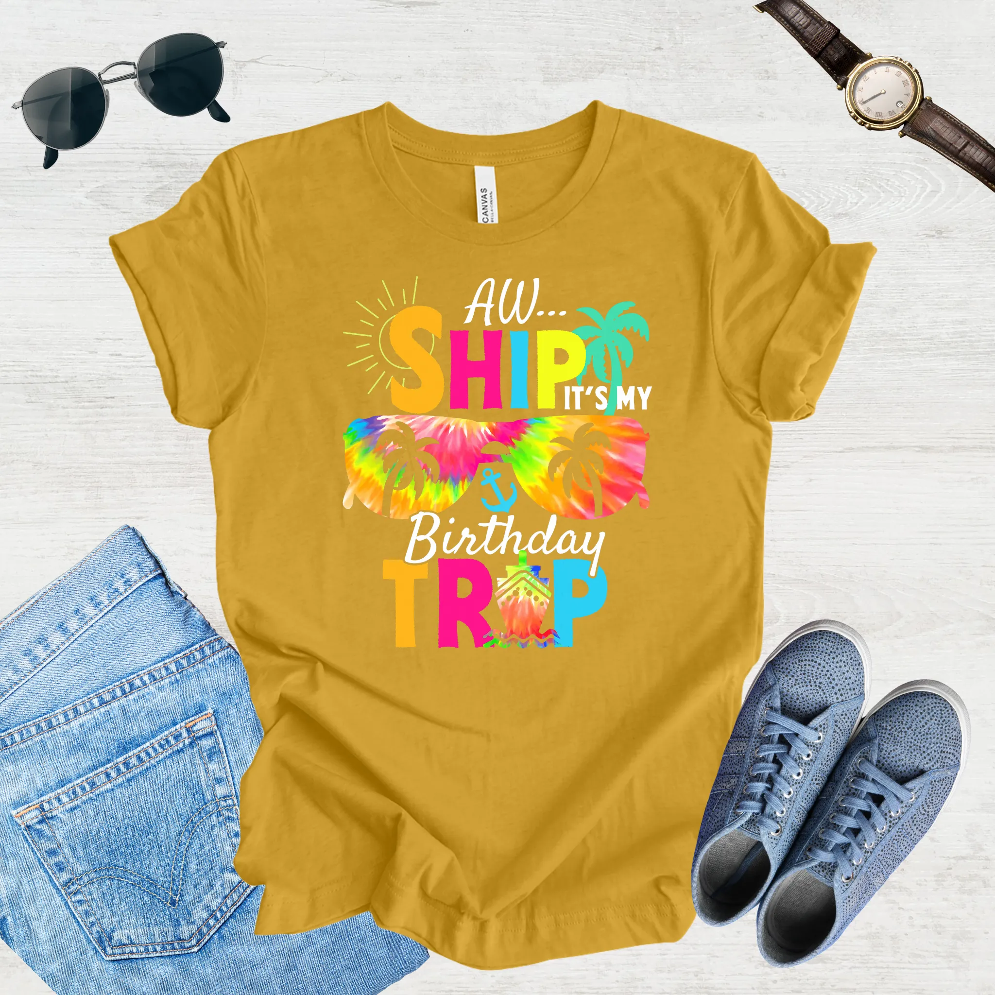 Aw Ship! Birthday Bash Cruise Tee
