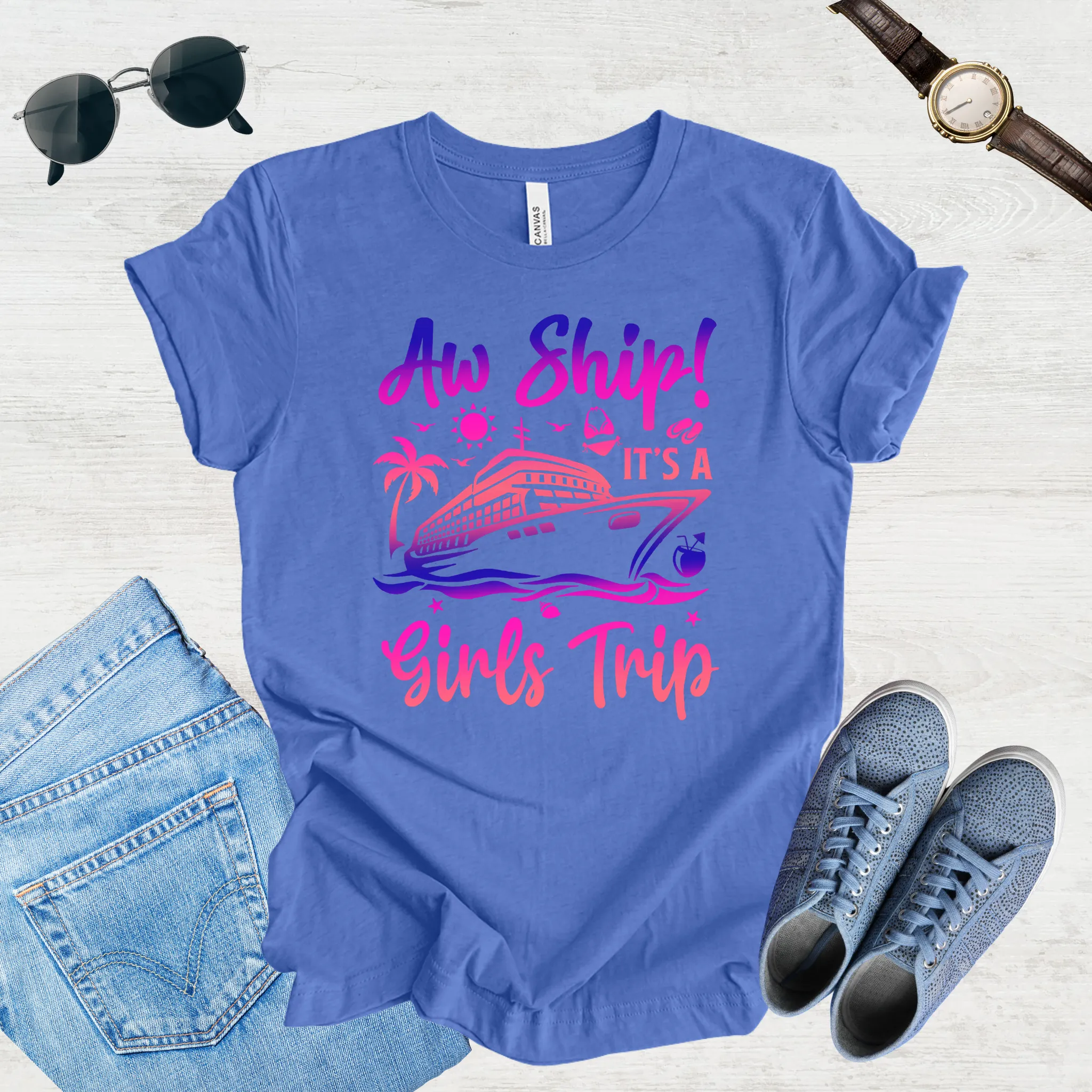 Aw Ship! Girls Trip Vibes Tee
