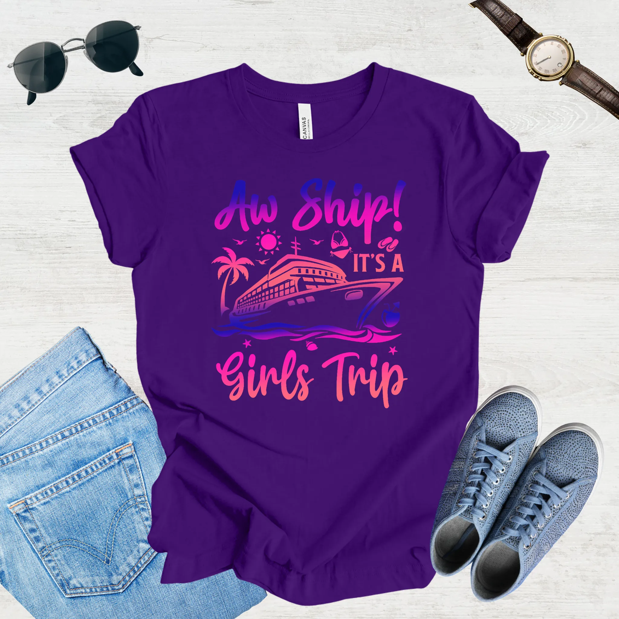 Aw Ship! Girls Trip Vibes Tee