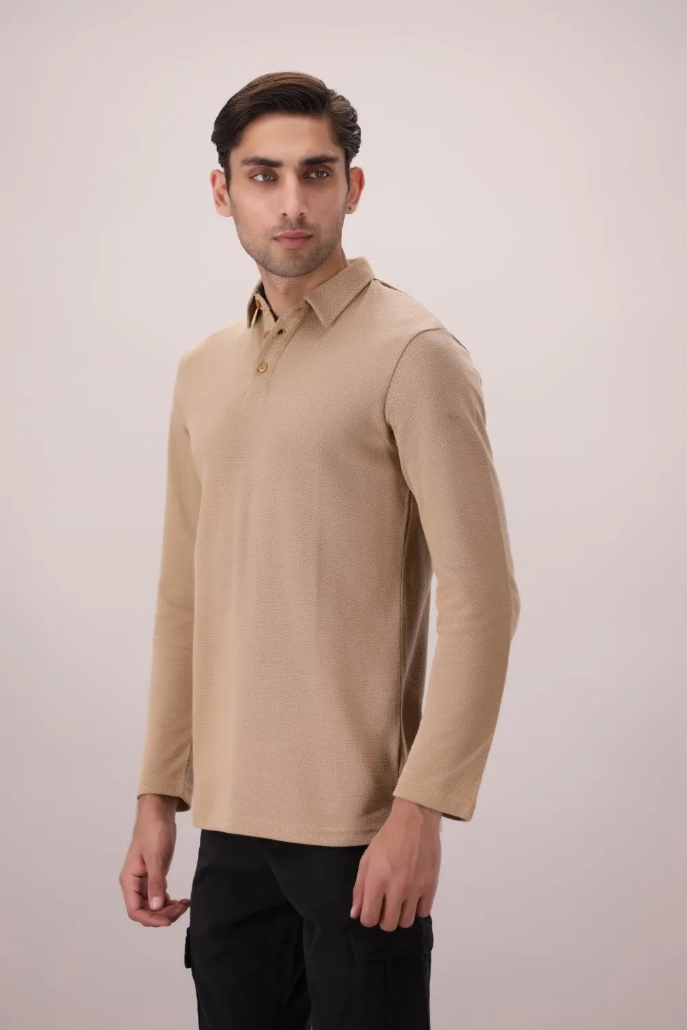 Beige Polo Shirt