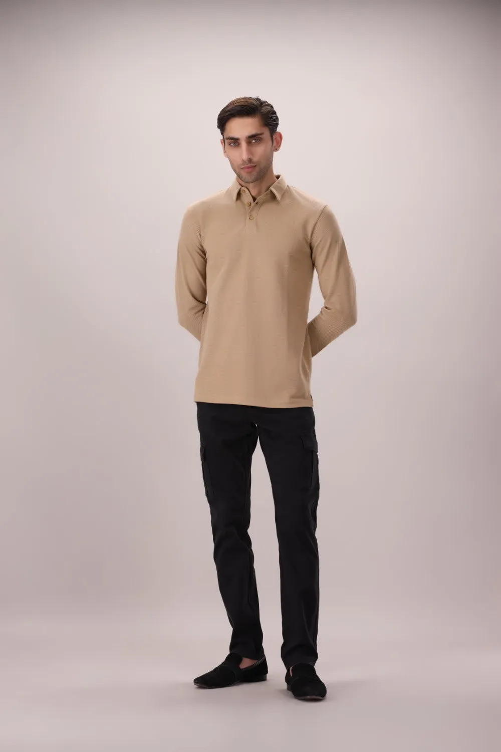 Beige Polo Shirt