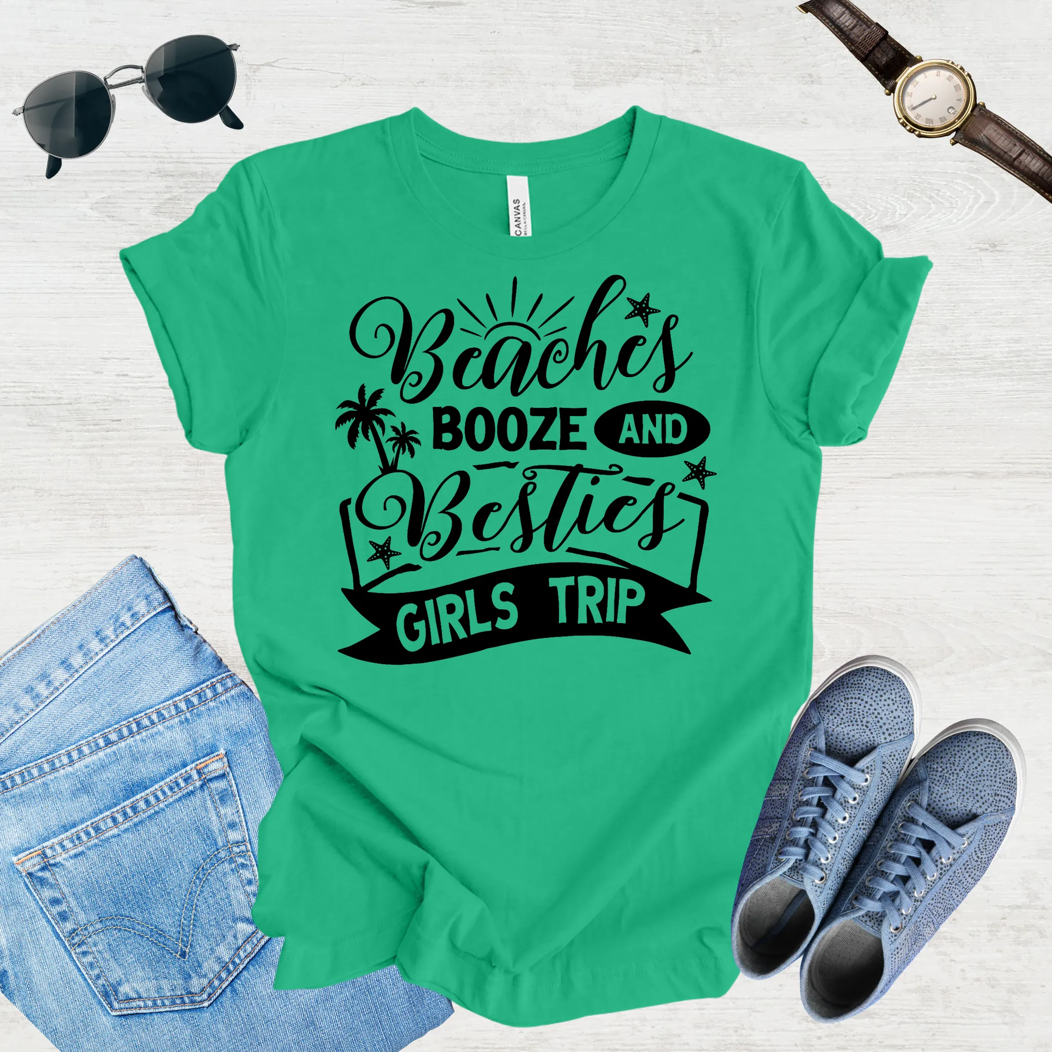 Besties on Board – Girls Trip Tee